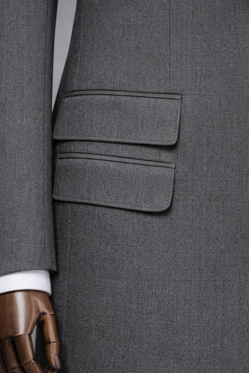 Grey Slim-Fit Suit 3-Piece