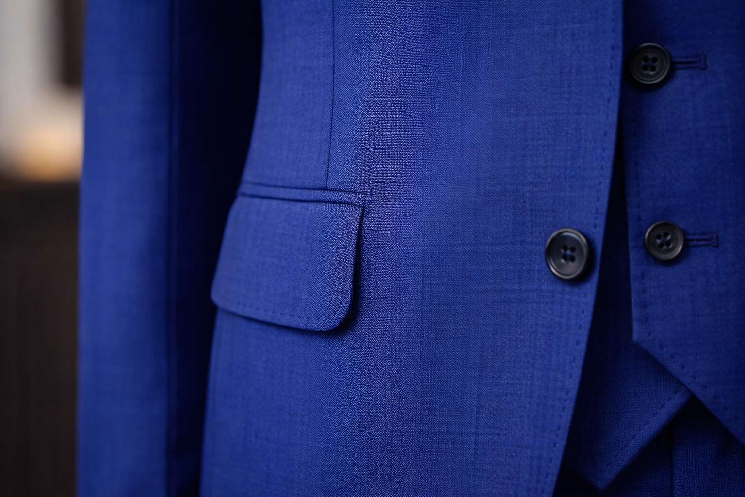 Navy Slim-Fit Suit 3-Piece