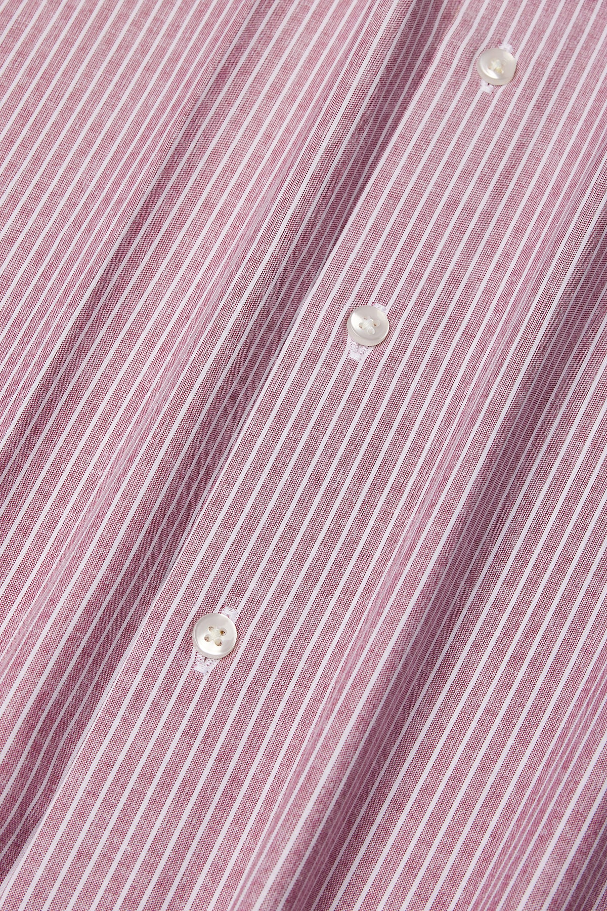 Dusty Pink Striped Italian Spread Collar Shirt