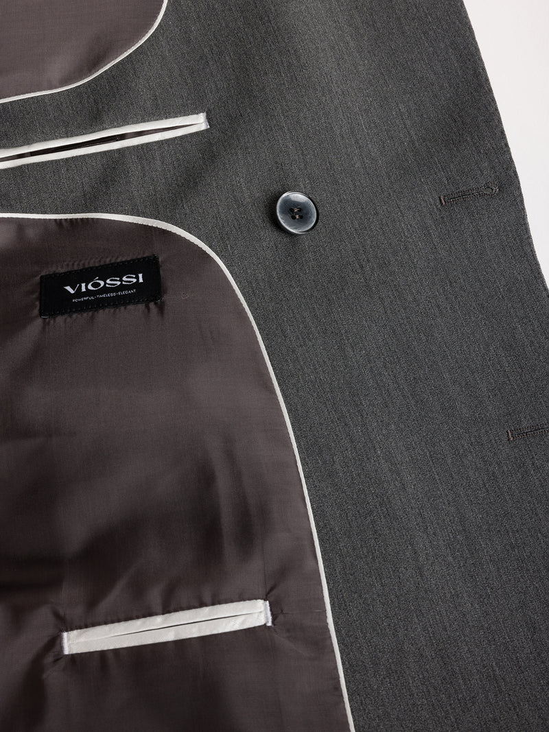 London Grey Double Breasted Blazer