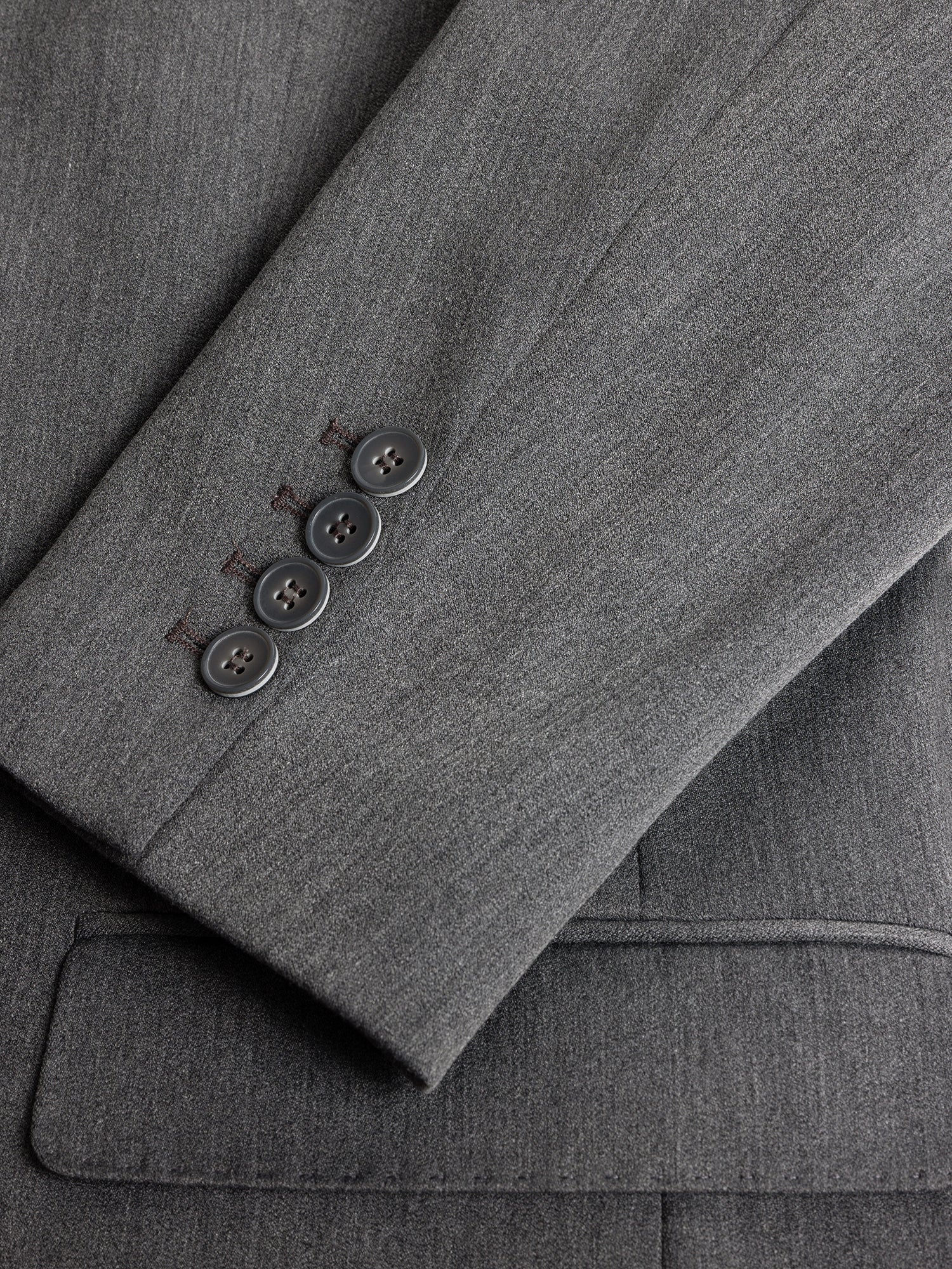 Donazi Grey Single Breasted Blazer