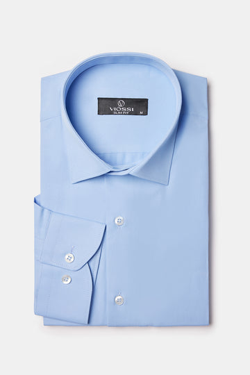 Blue Slim-Fit Shirt