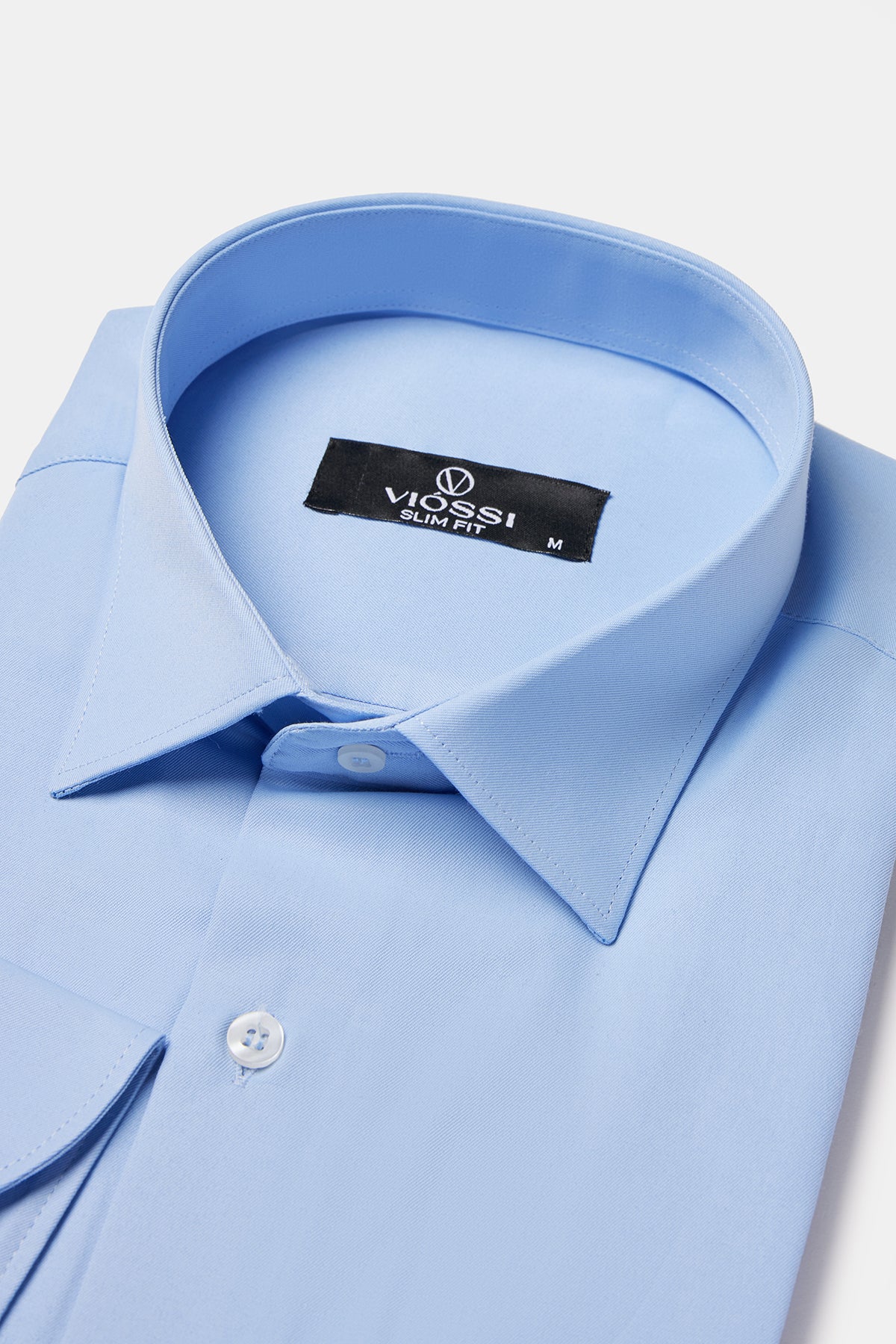 Blue Slim-Fit Shirt