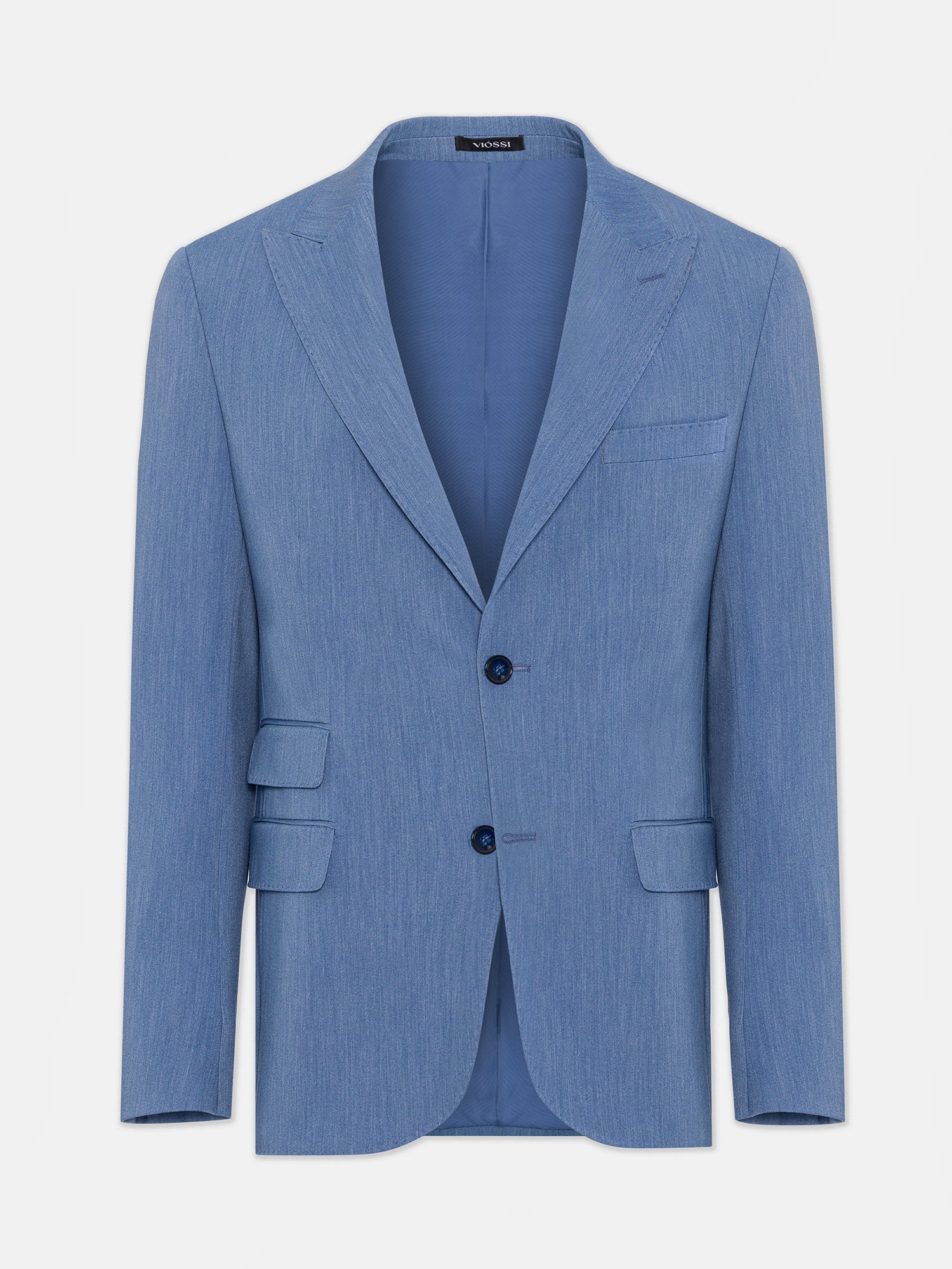 Donazi Blue Single Breasted Blazer