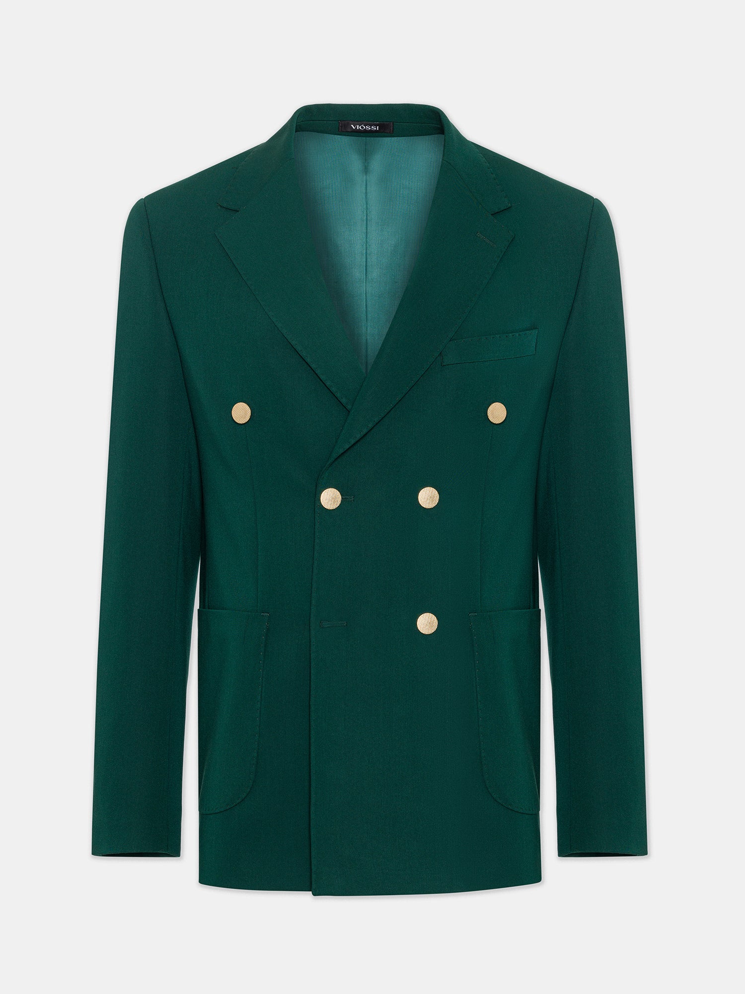 London Green Double Breasted Blazer