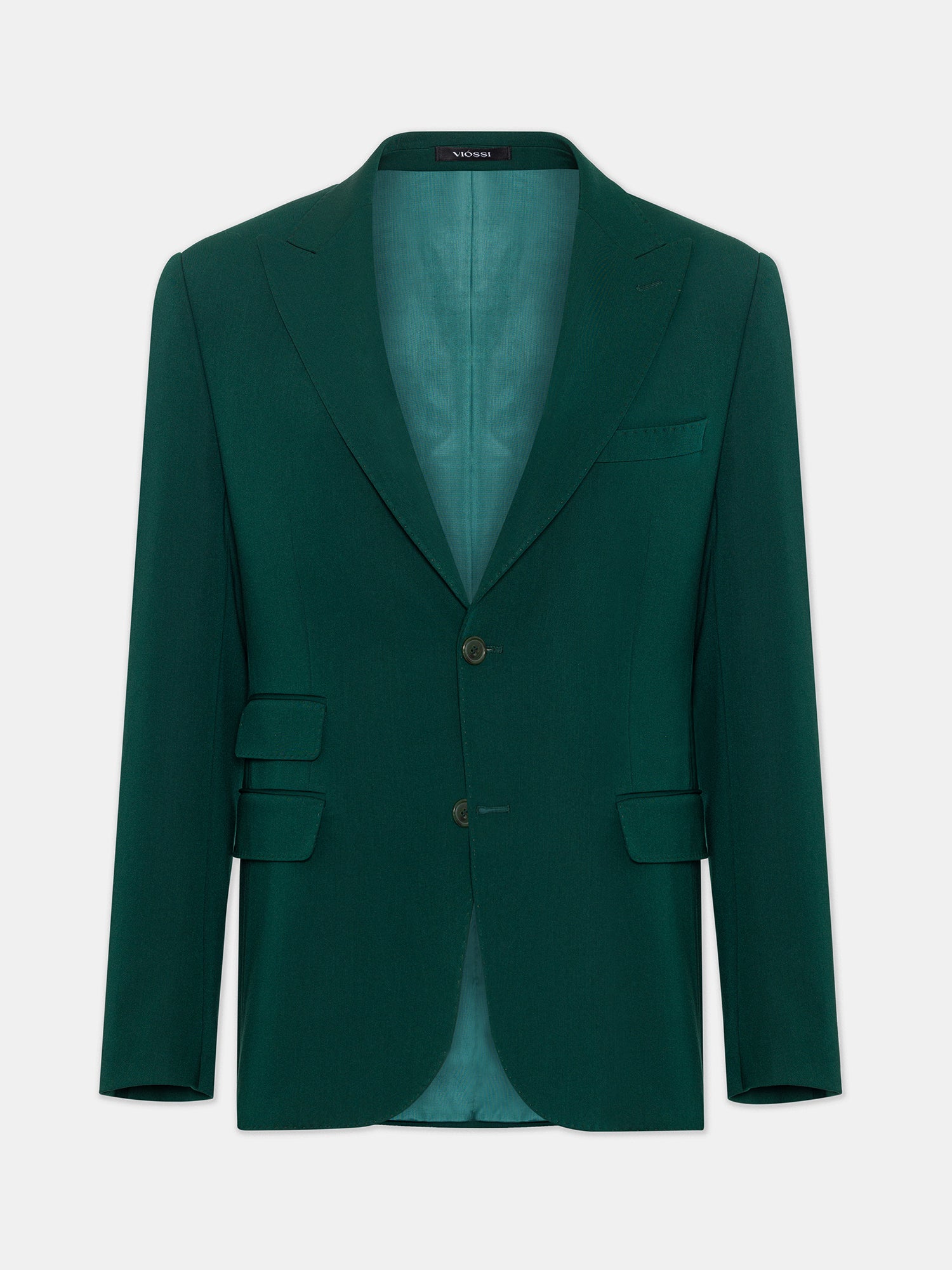 Donazi Green Single Breasted Blazer