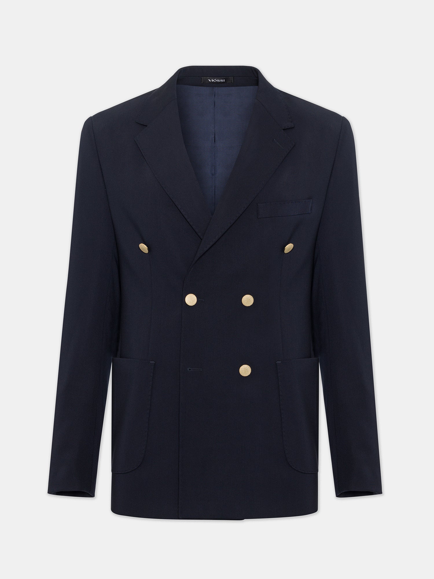 London Navy Double Breasted Blazer