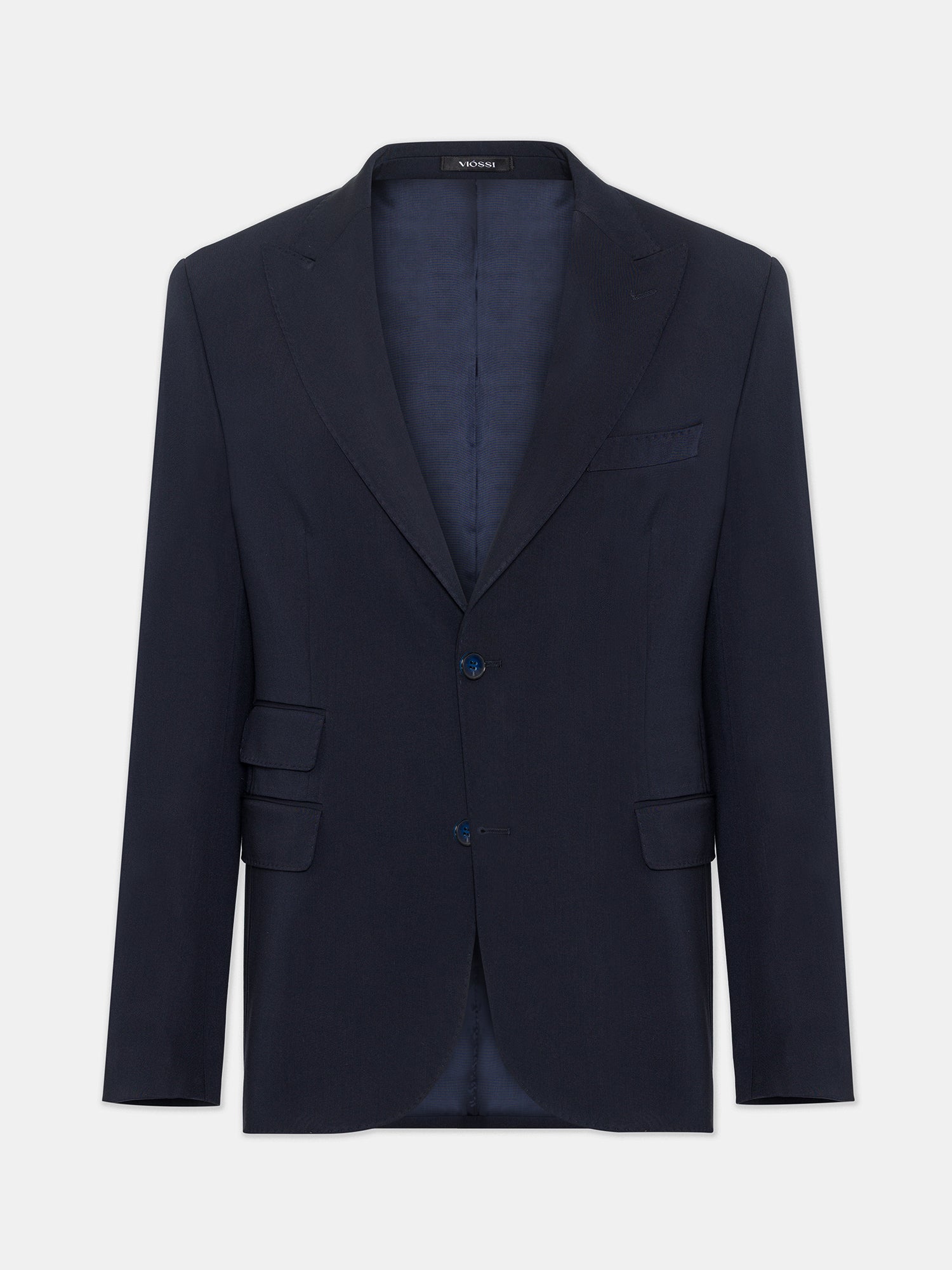 Donazi Navy Single Breasted Blazer