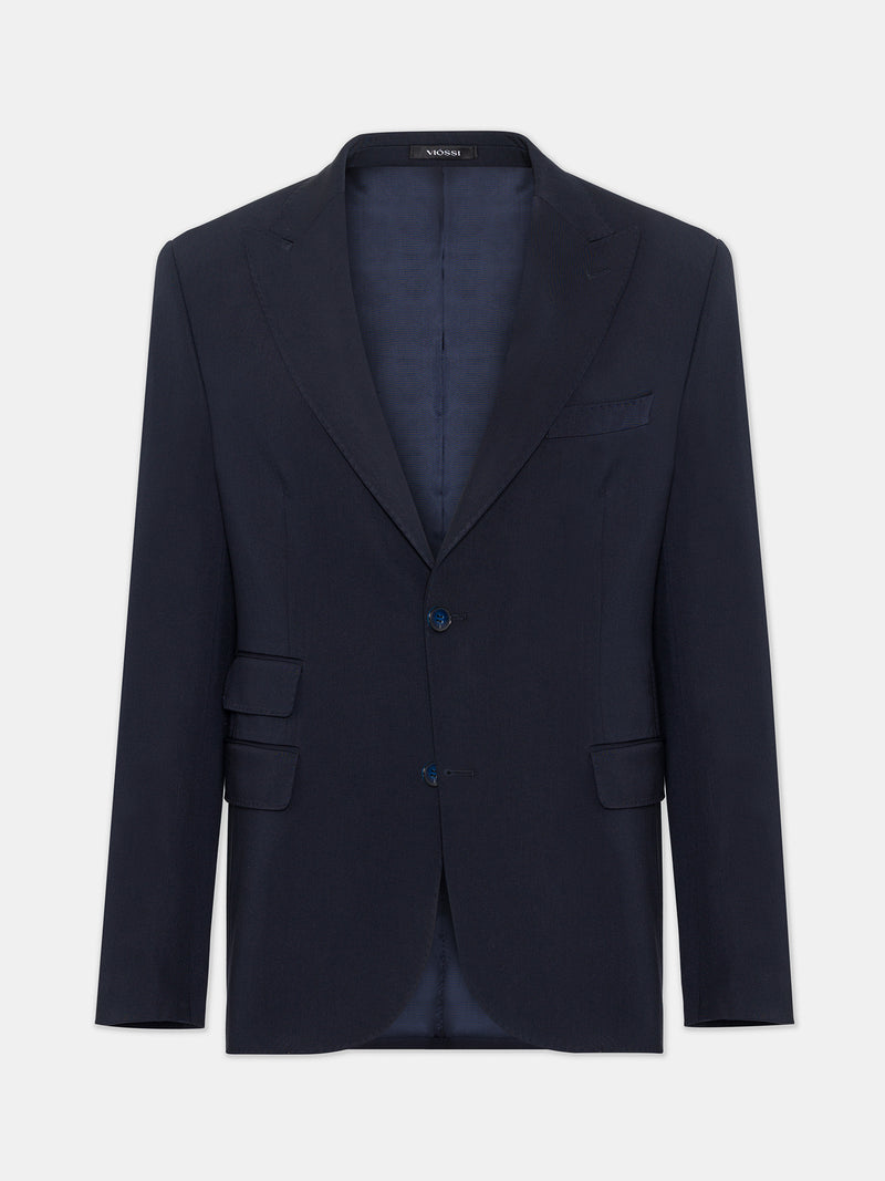 Donazi Navy Single Breasted Blazer