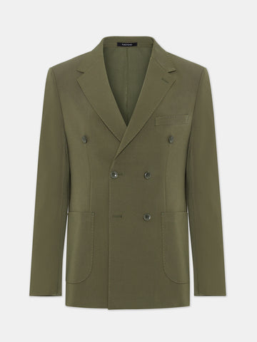 London Khaki Double Breasted Blazer