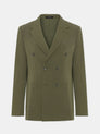 London Khaki Double Breasted Blazer