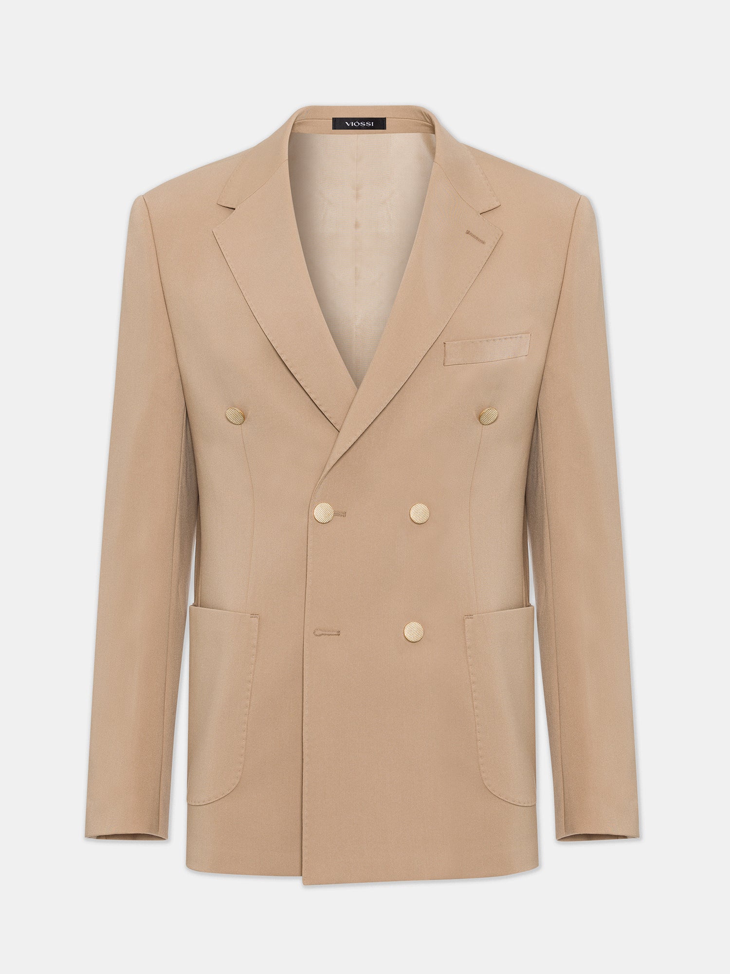 London Camel Double Breasted Blazer