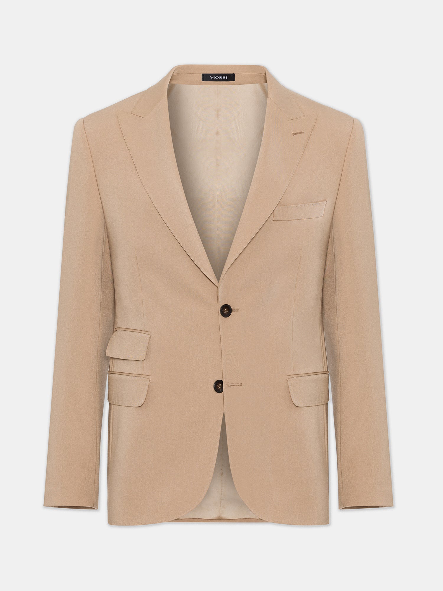 Donazi Camel Single Breasted Blazer