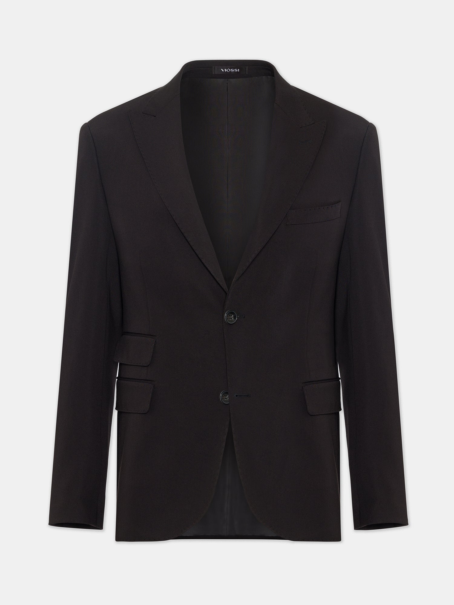 Donazi Black Single Breasted Blazer