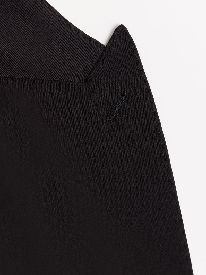 Donazi Black Single Breasted Blazer