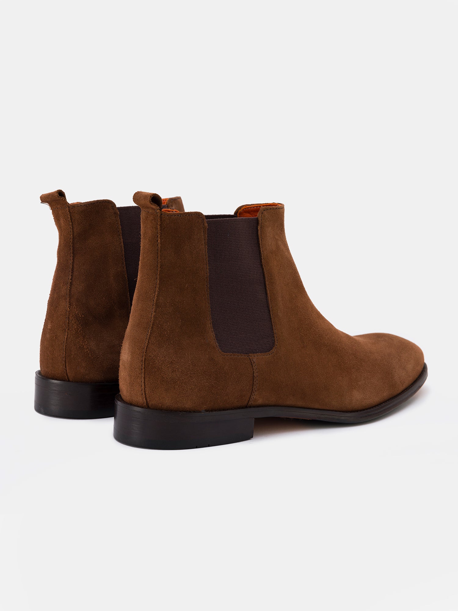 Brown Suede Chelsea Boots