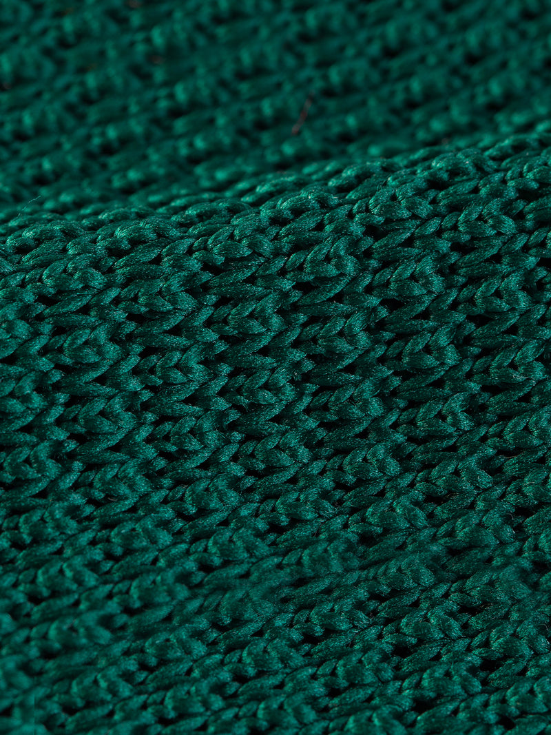 Green Knitted Tie 6cm