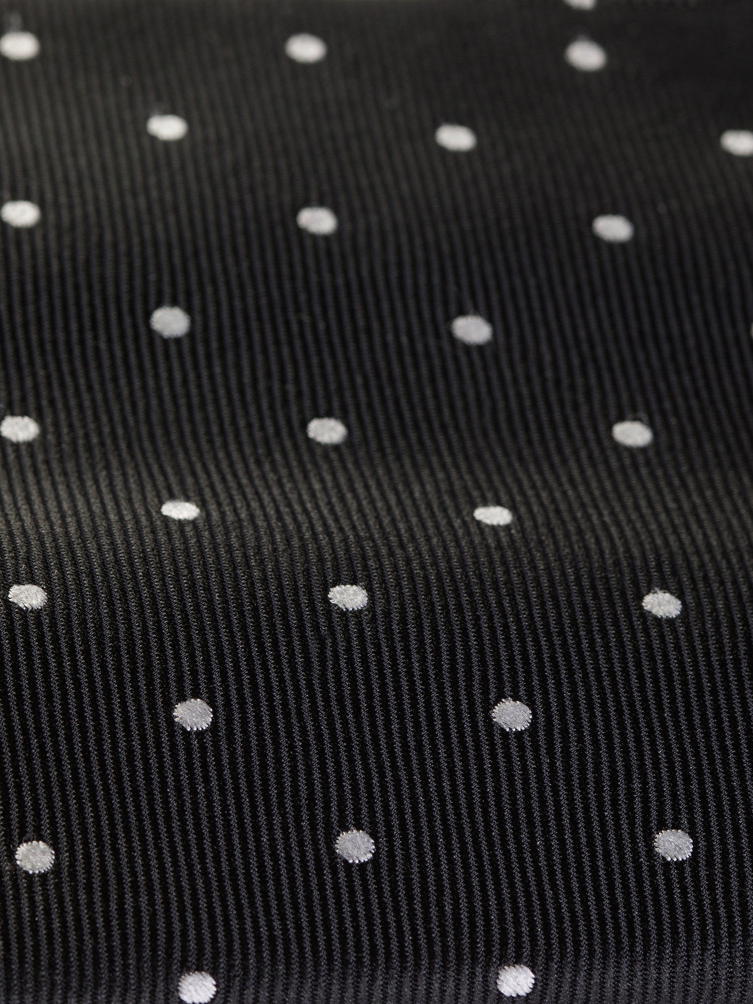 Black Polka-Dot Tie 9cm