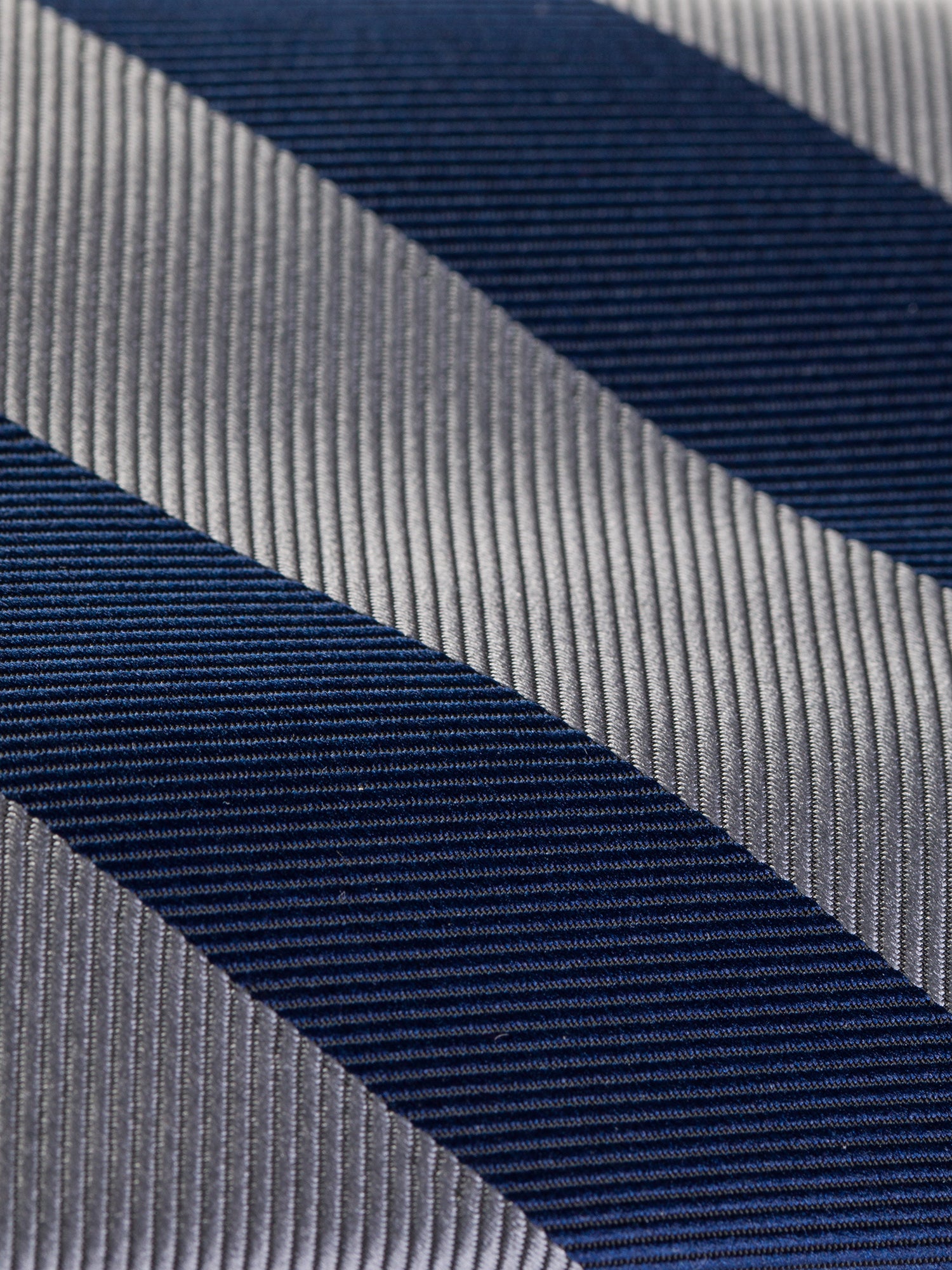 Navy-Grey Striped Tie 9cm