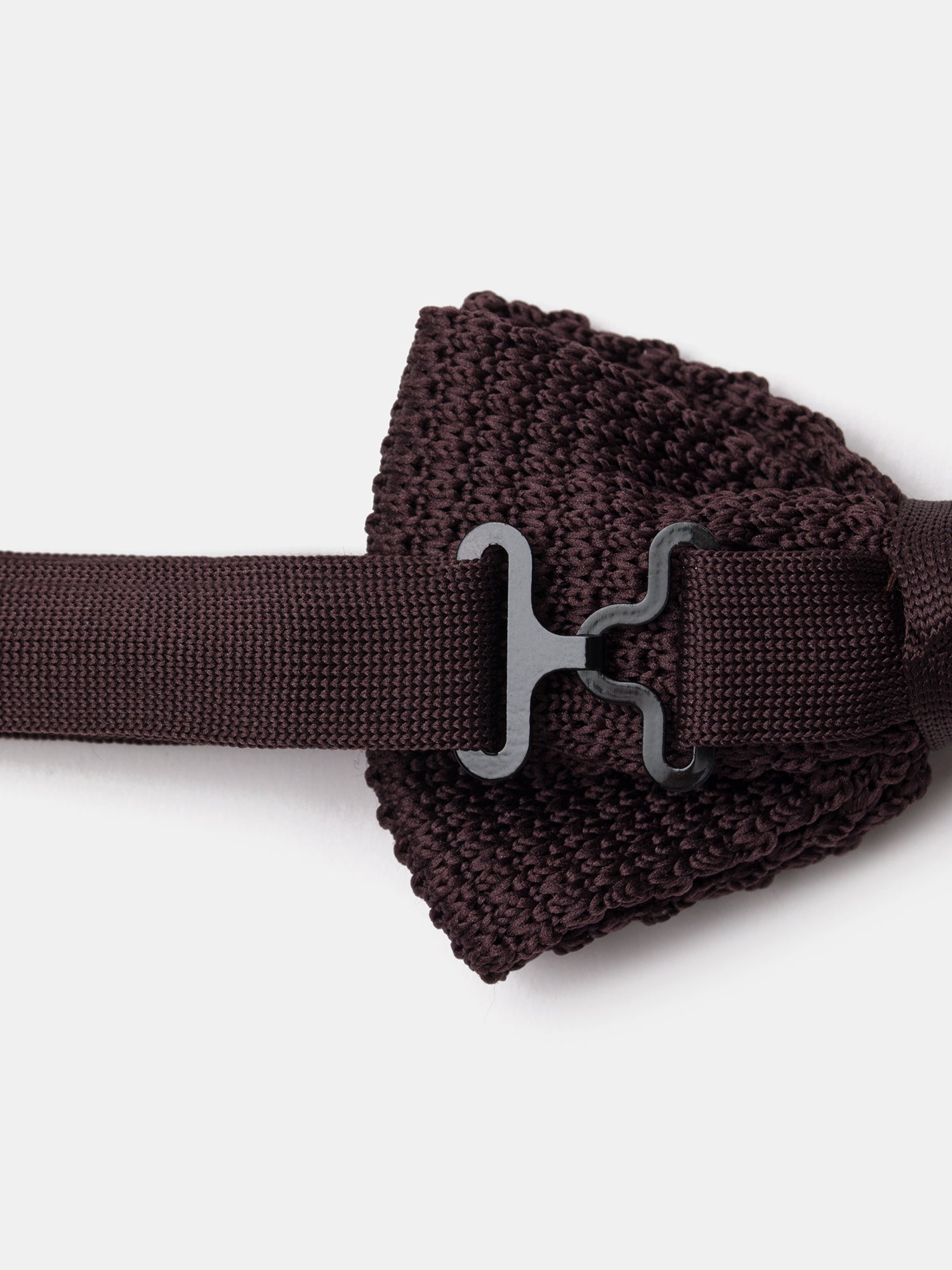 Brown Knitted Bow Tie