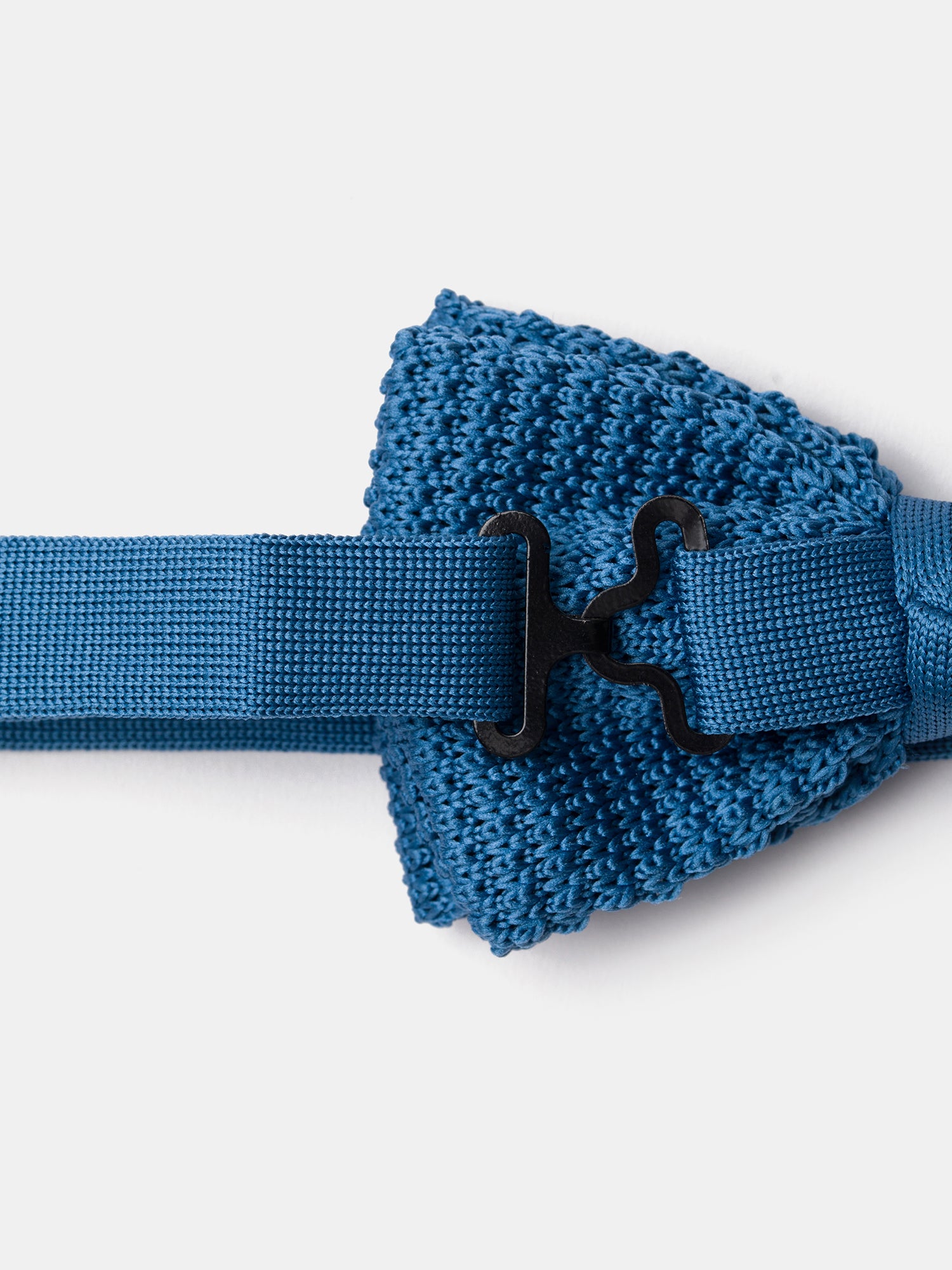 Sky Blue Knitted Bow Tie