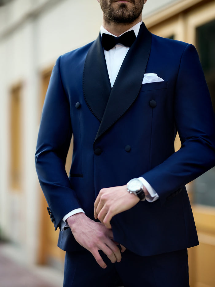 Navy Double Breasted Tuxedo 2-Piece