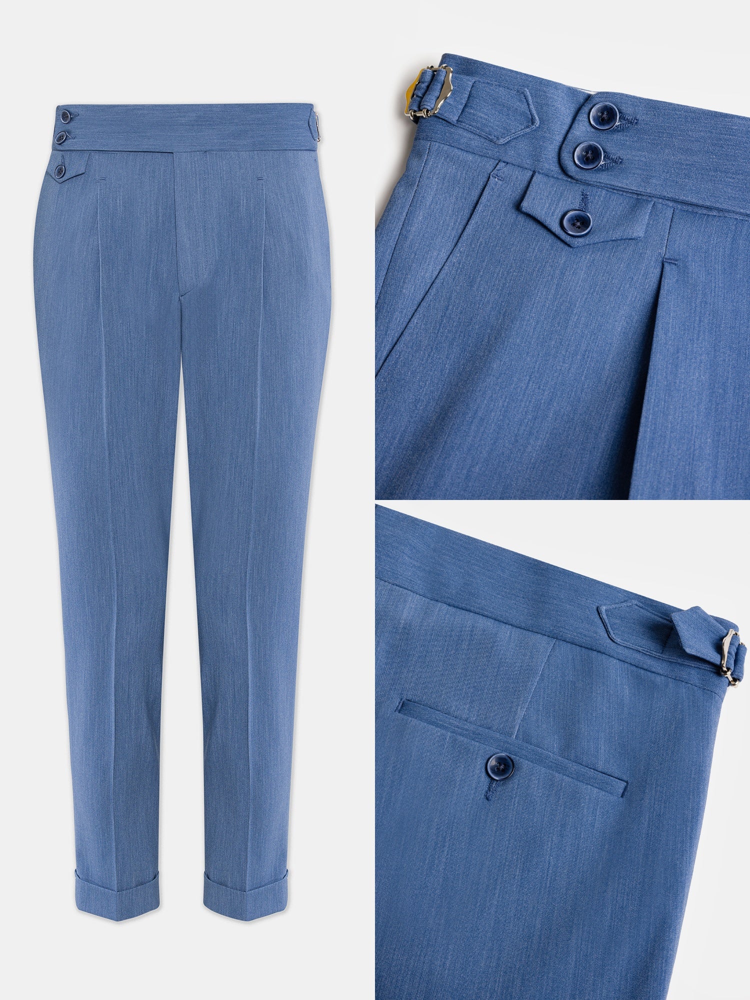 London Blue High Waist Slim-Fit Pants