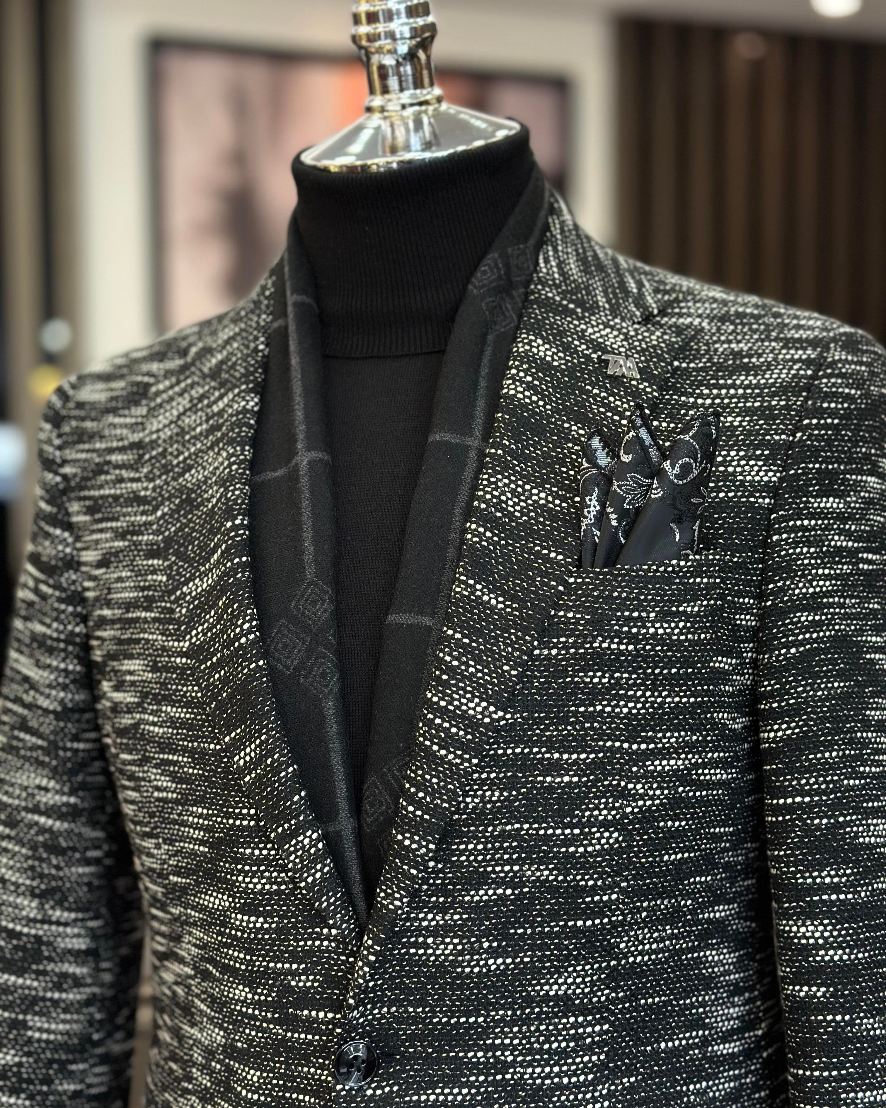 Black Single Breasted Blazer