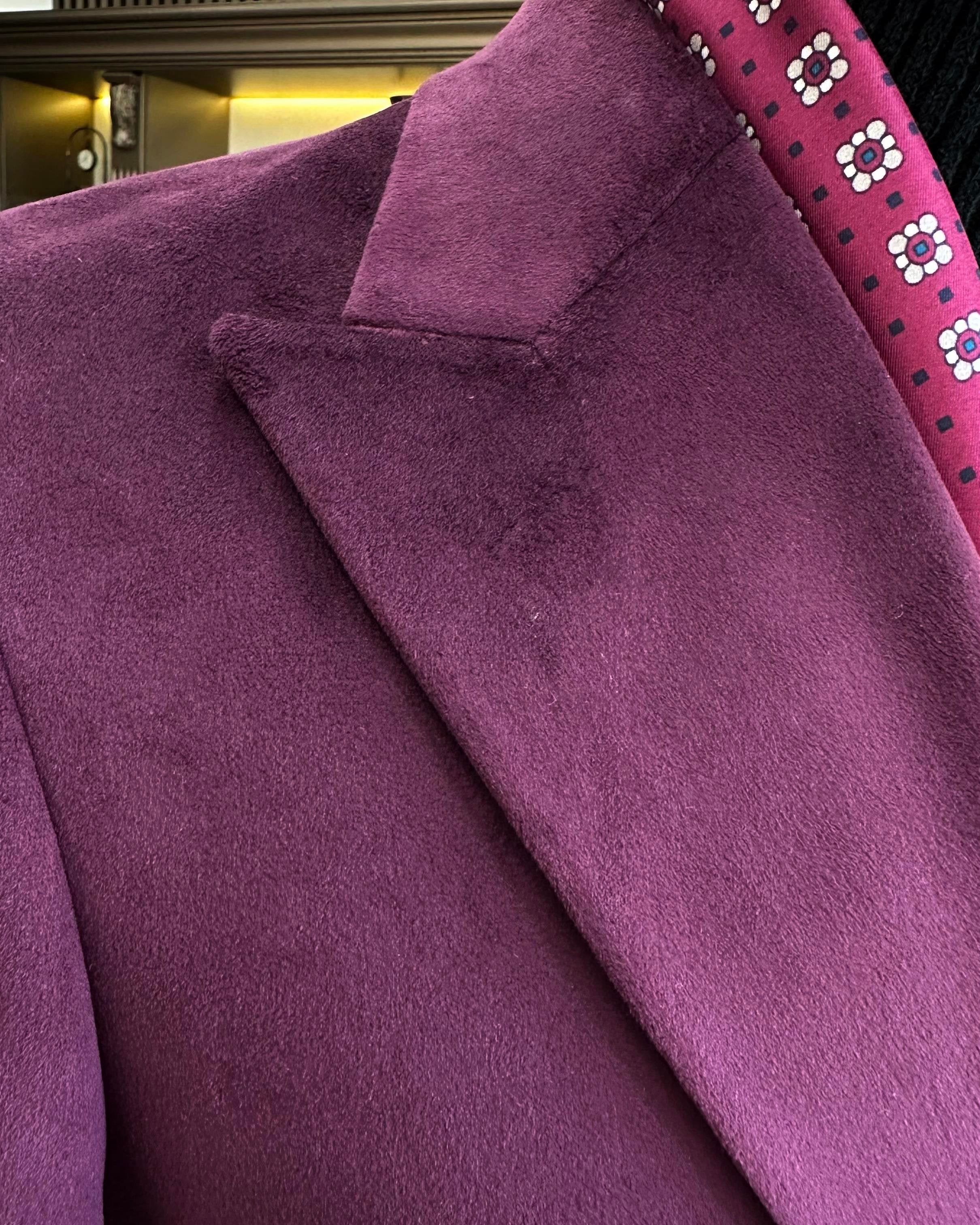 Purple Double Breasted Blazer