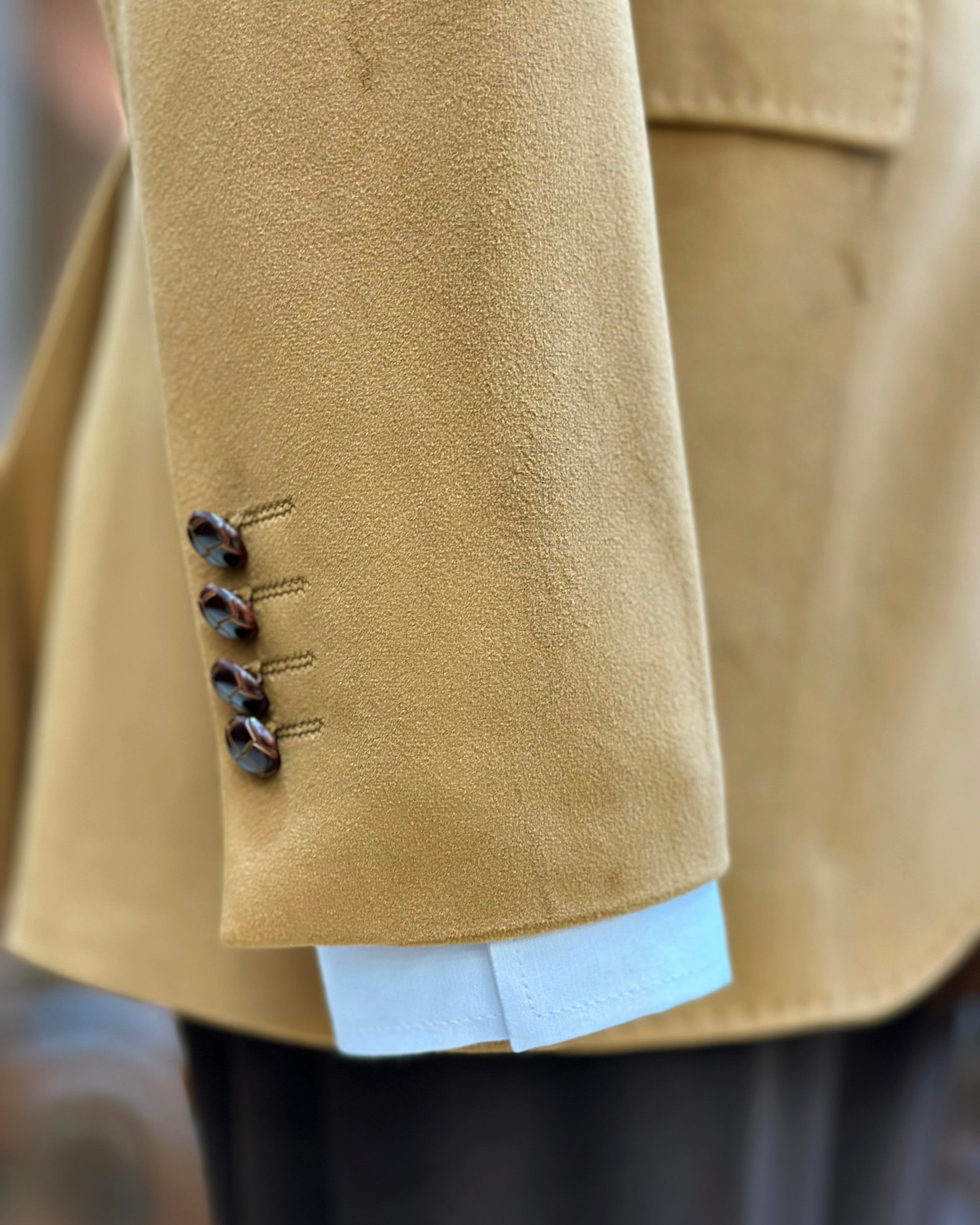 Camel Single Breasted Blazer