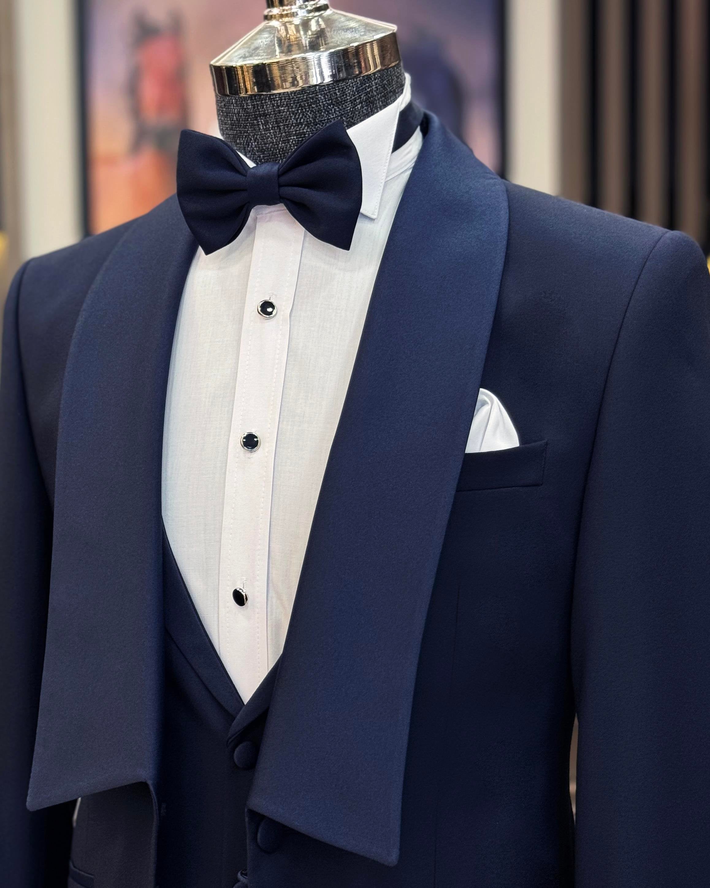 Navy Slim-Fit Tuxedo 3-Piece