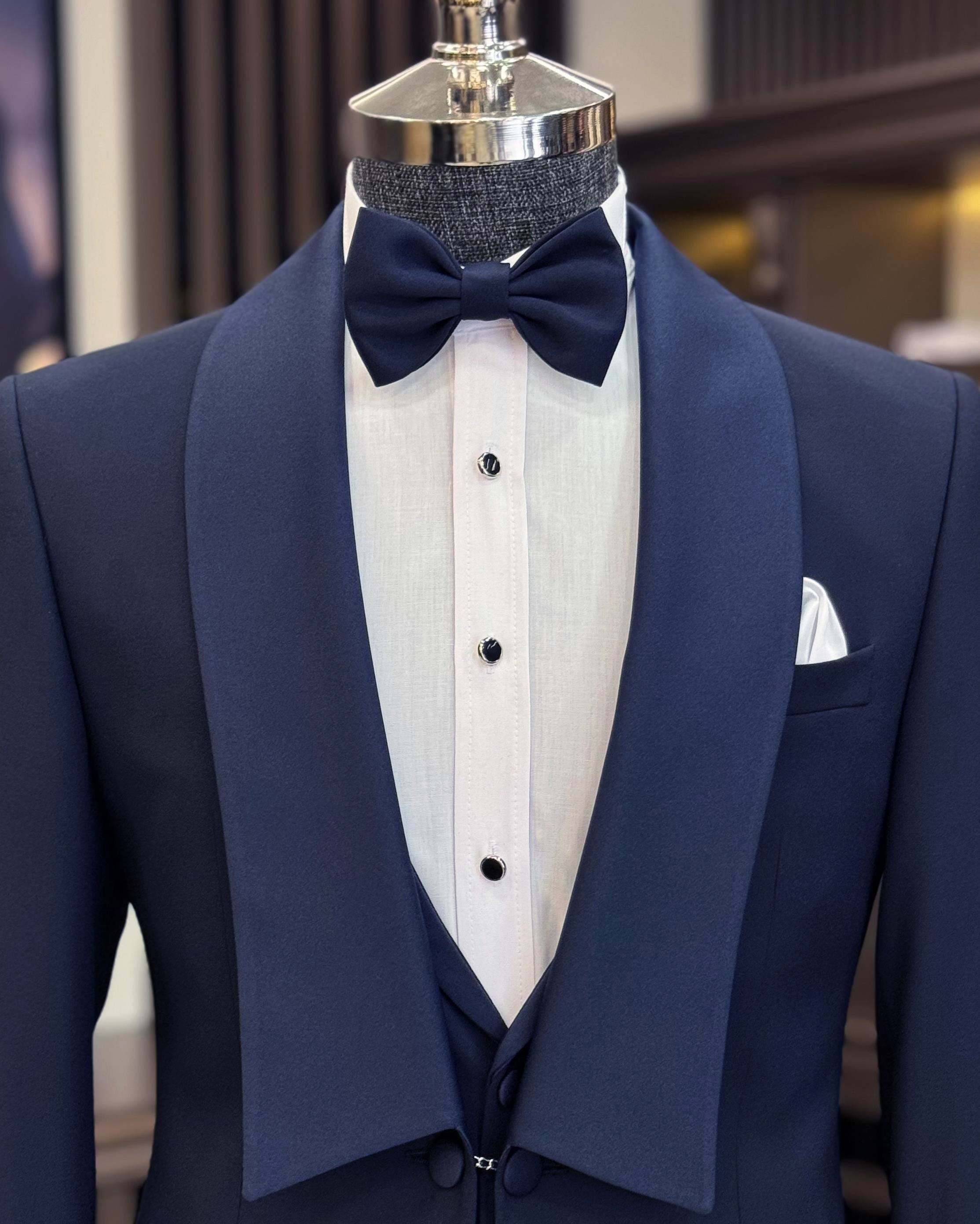 Navy Slim-Fit Tuxedo 3-Piece