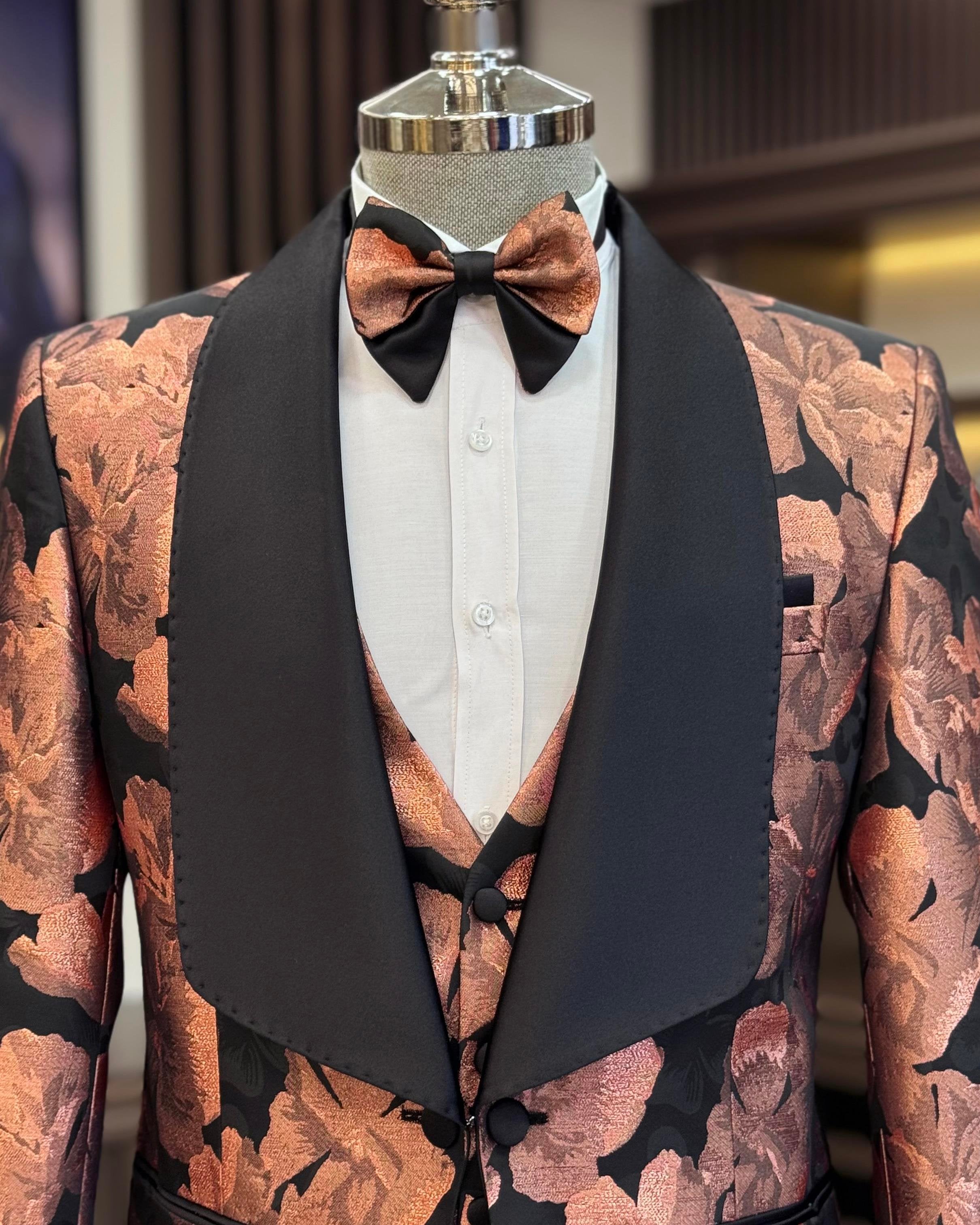 Bronze Slim-Fit Tuxedo 3-Piece