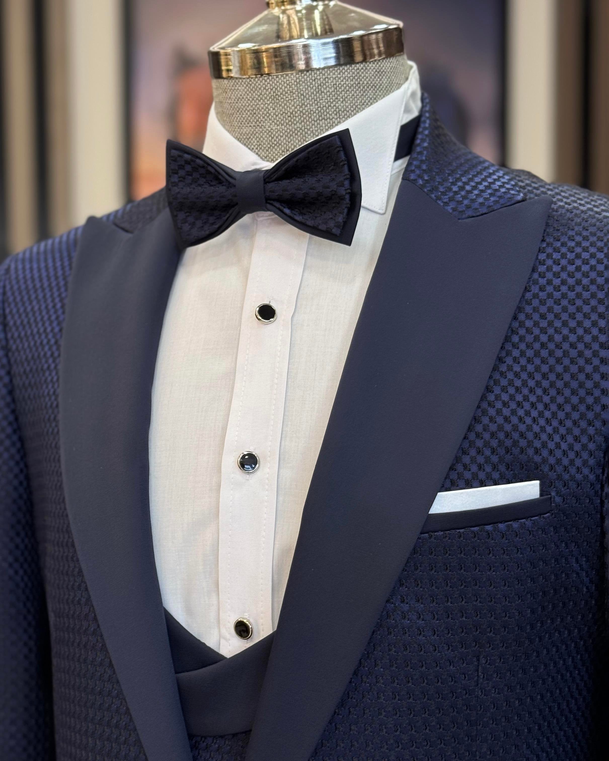 Navy Slim-Fit Tuxedo 3-Piece