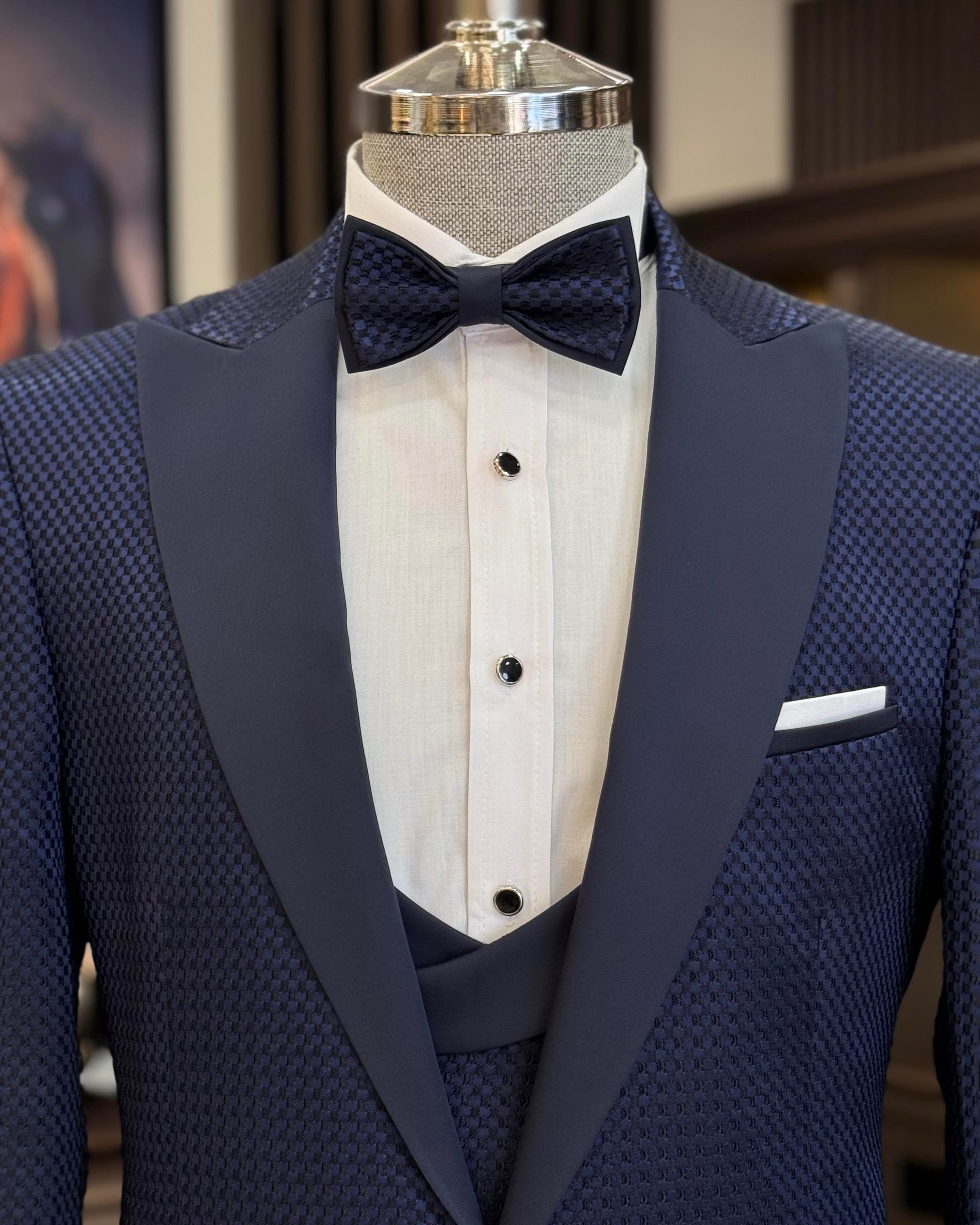 Navy Slim-Fit Tuxedo 3-Piece