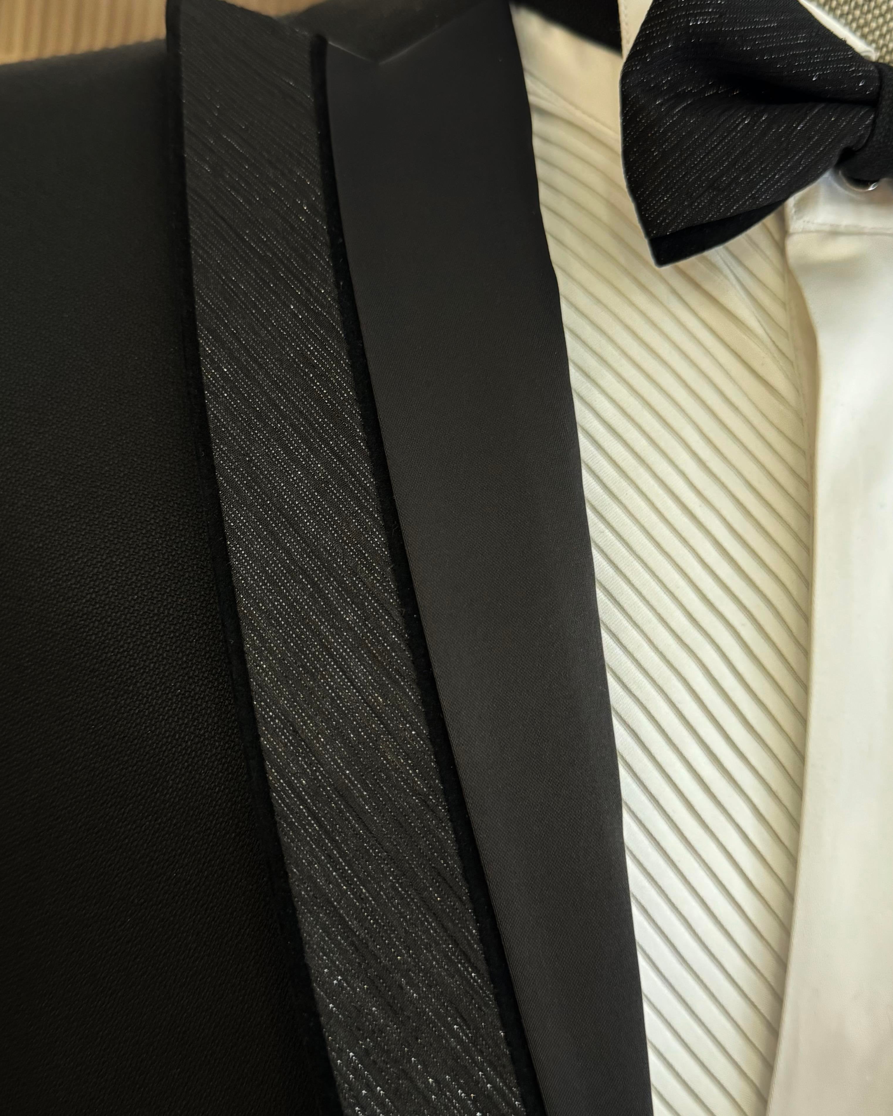 Black Slim-Fit Tuxedo 3-Piece