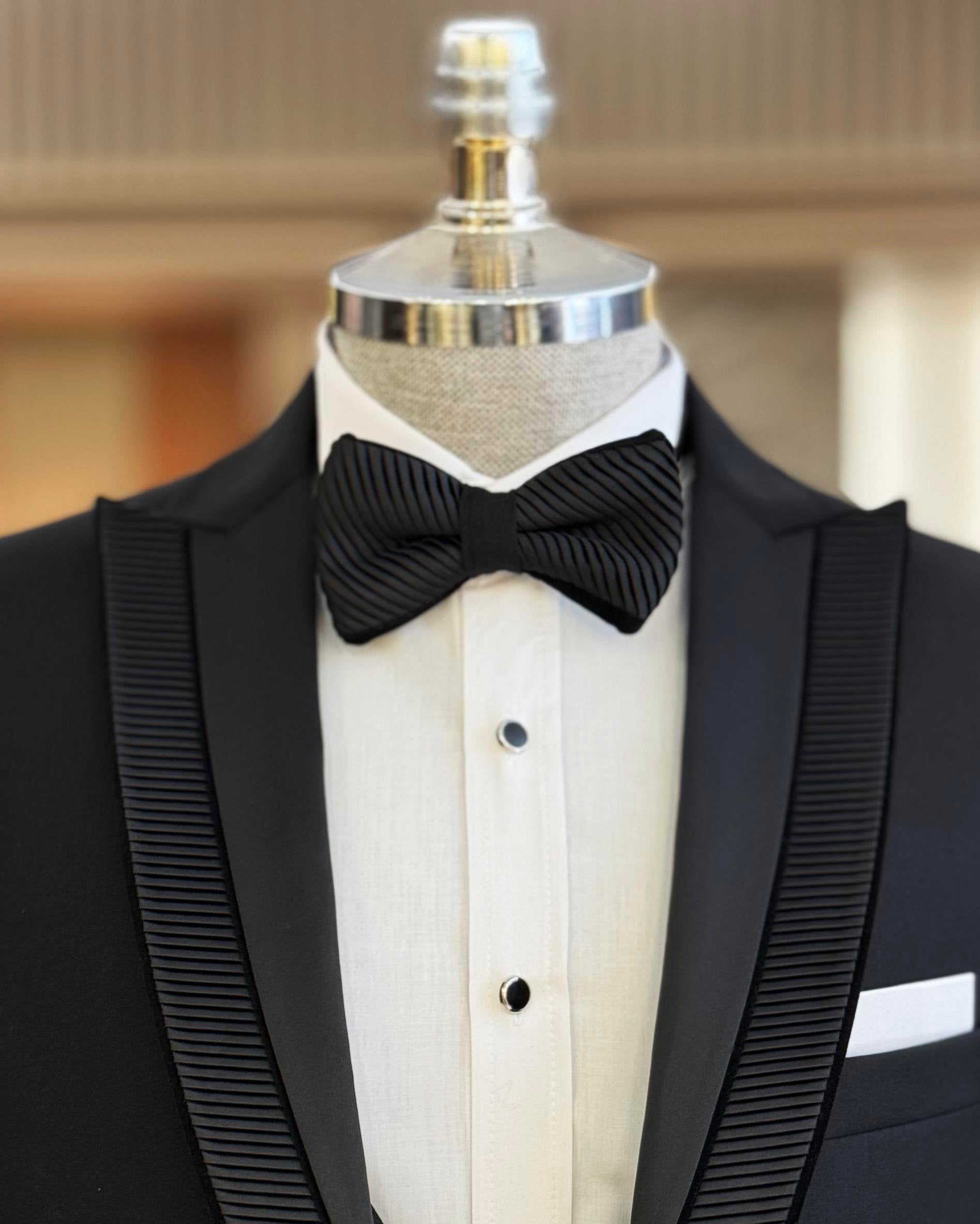 Black Slim-Fit Tuxedo 3-Piece