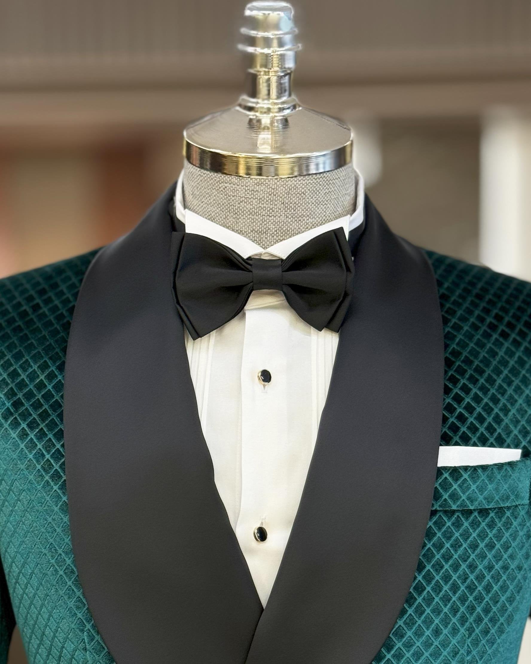 Green Double Breasted Tuxedo 2-Piece