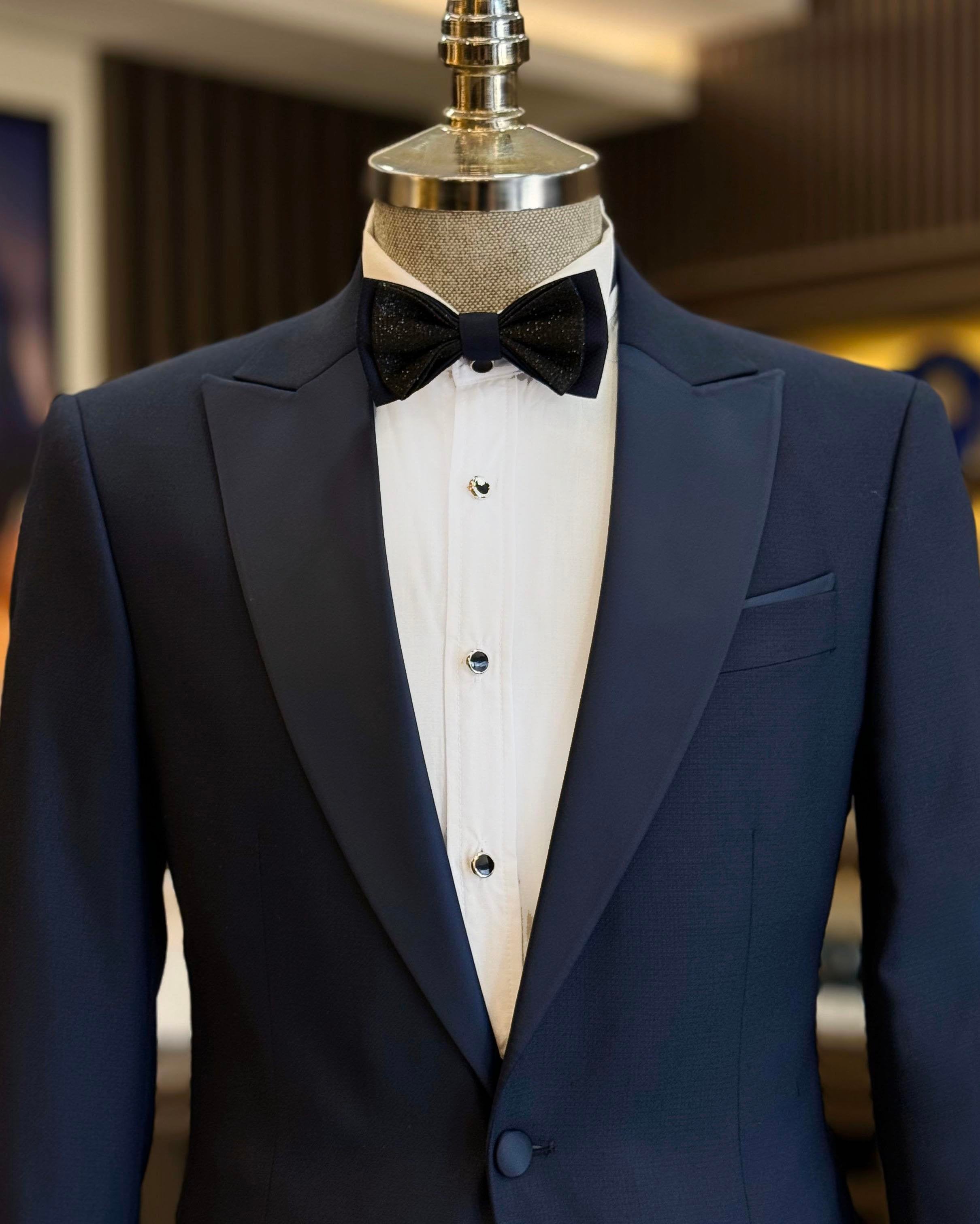 Navy Slim-Fit Tuxedo 2-Piece