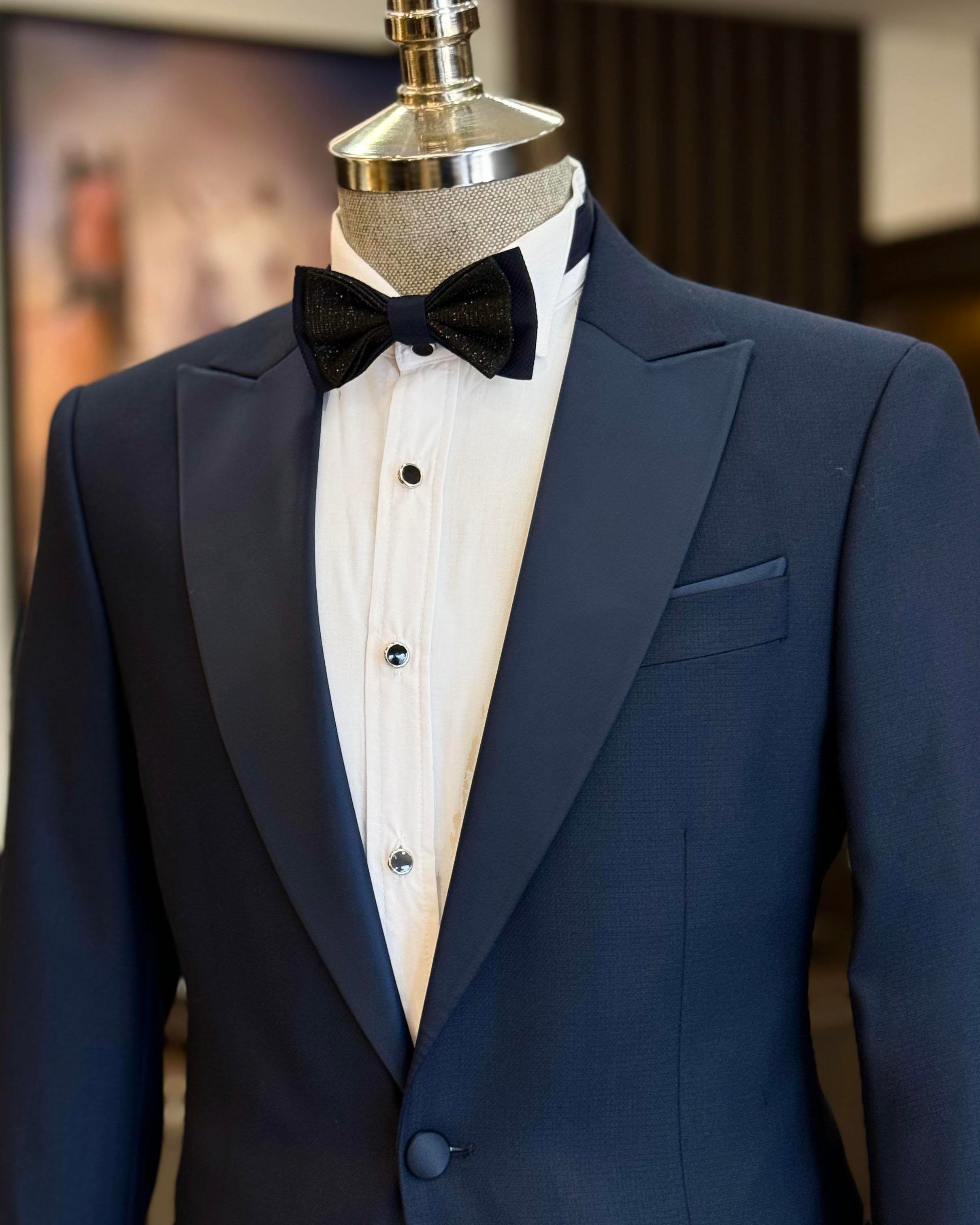 Navy Slim-Fit Tuxedo 2-Piece