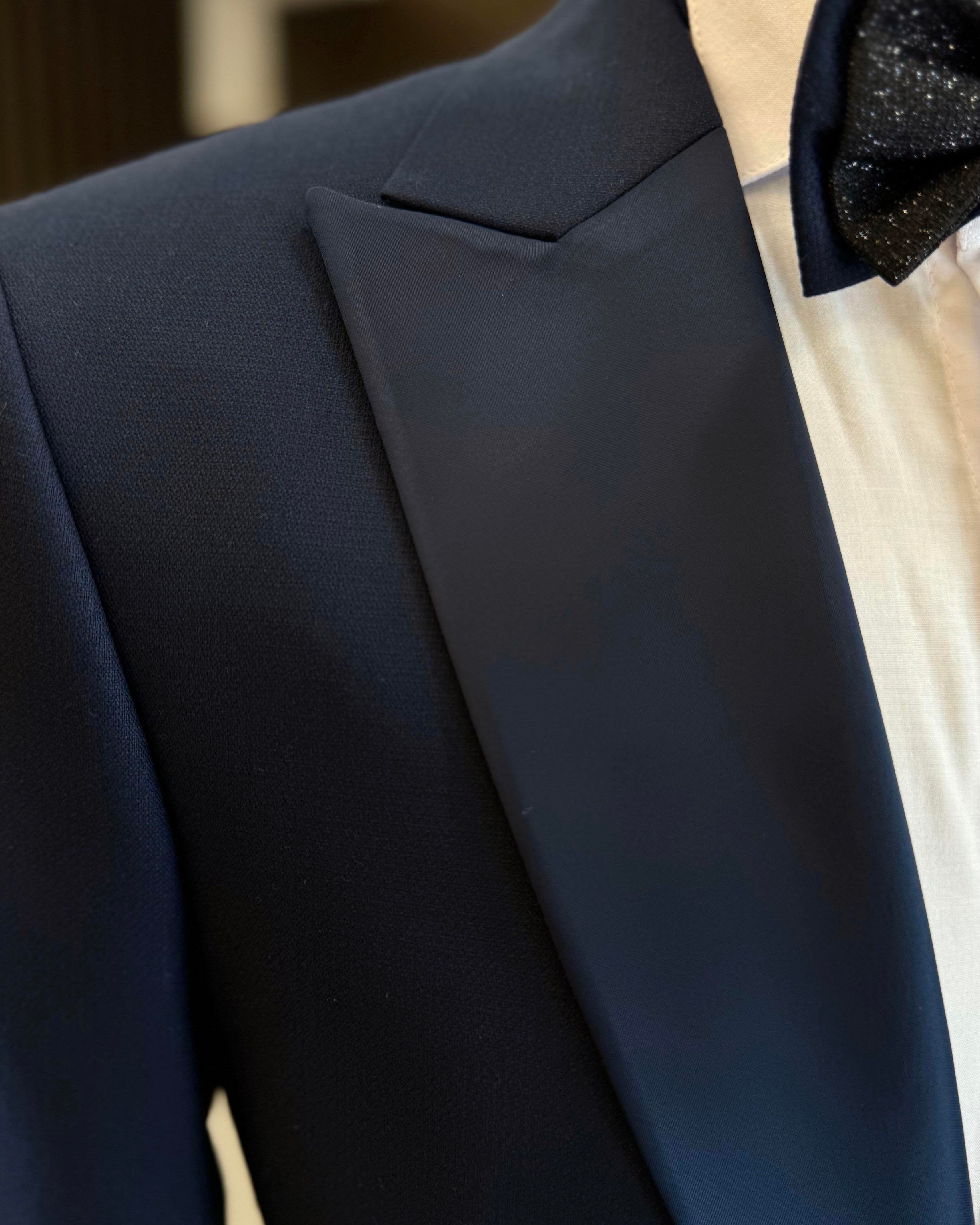 Navy Slim-Fit Tuxedo 2-Piece