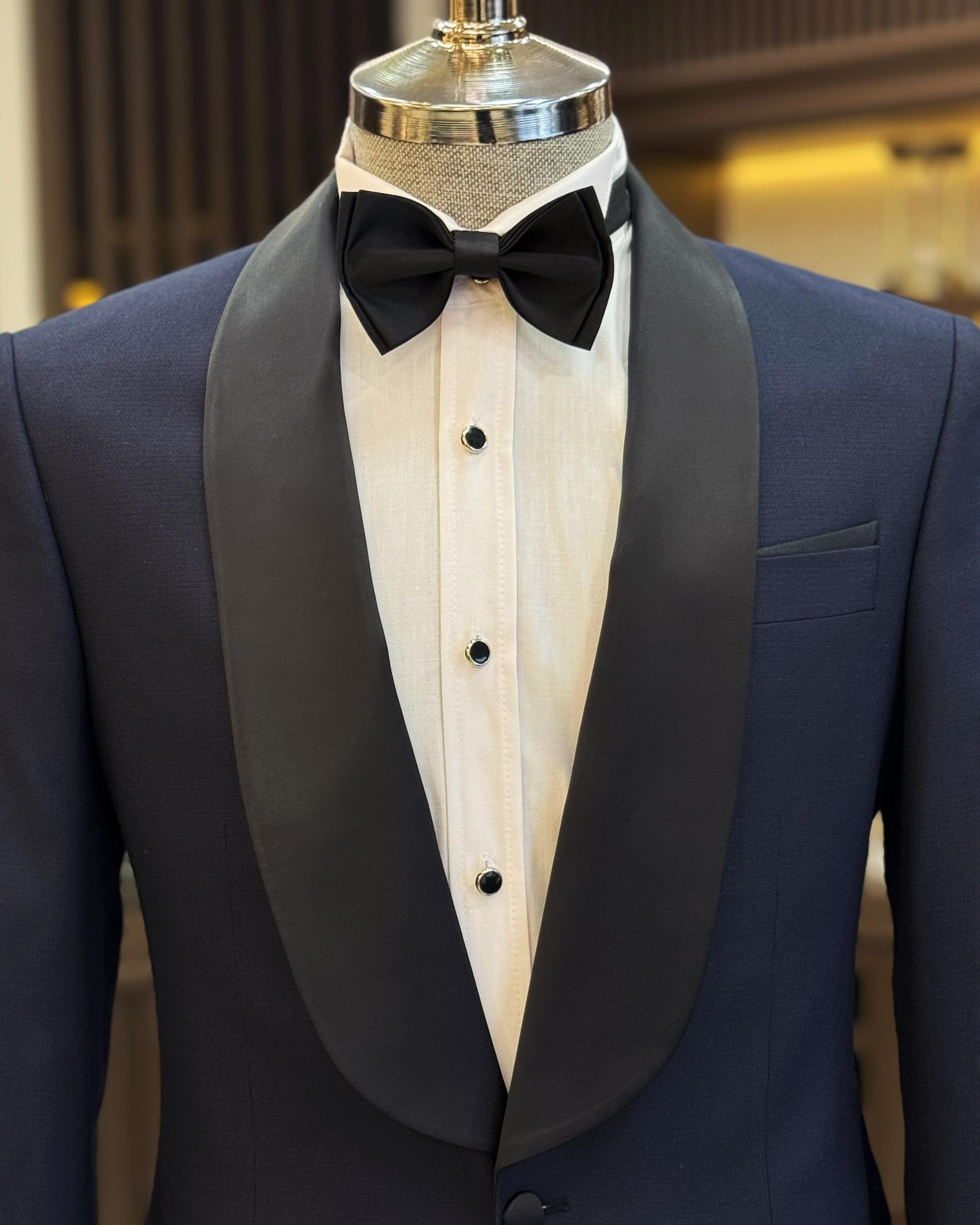 Navy Slim-Fit Tuxedo 2-Piece