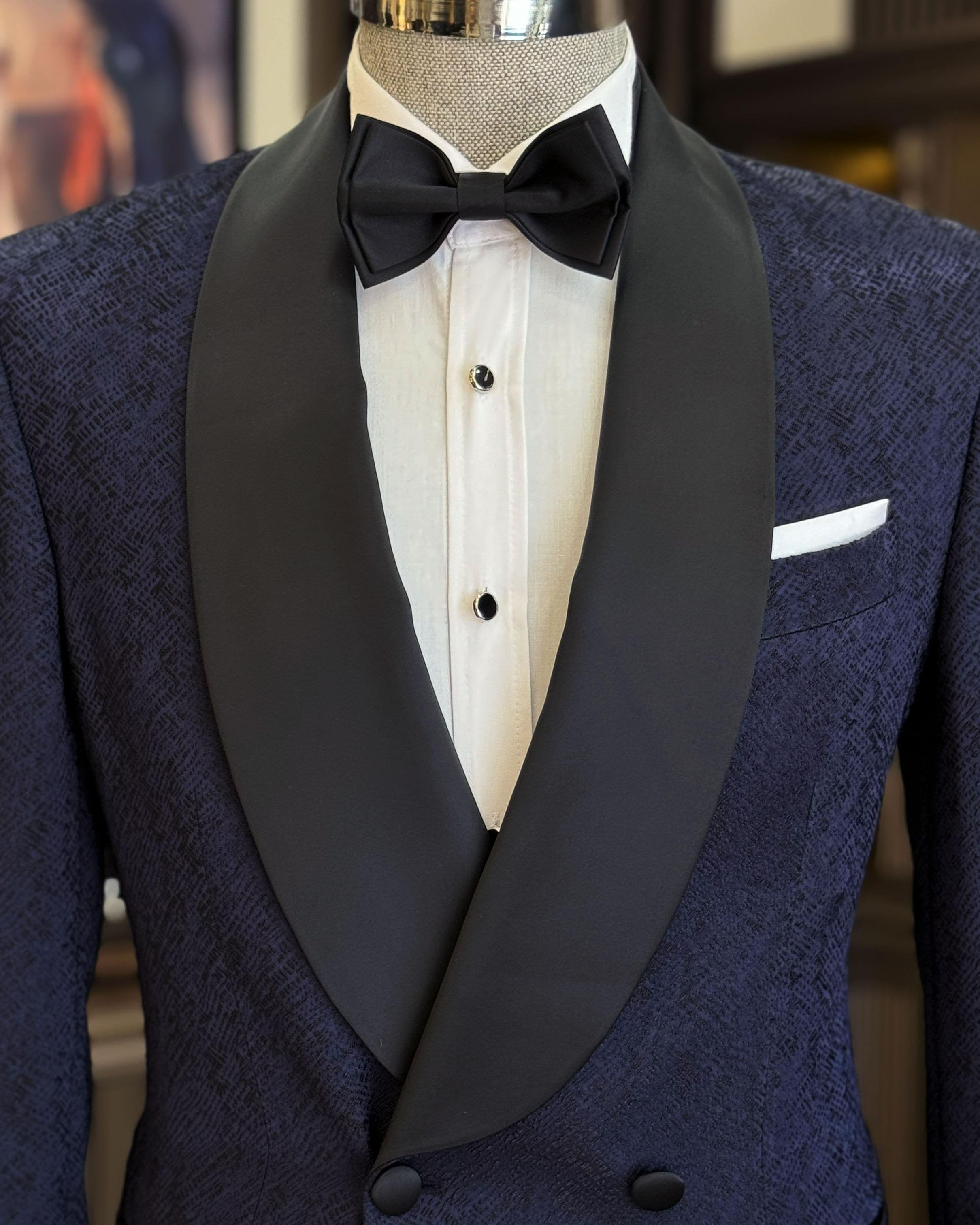 Navy Double Breasted Tuxedo 2-Piece