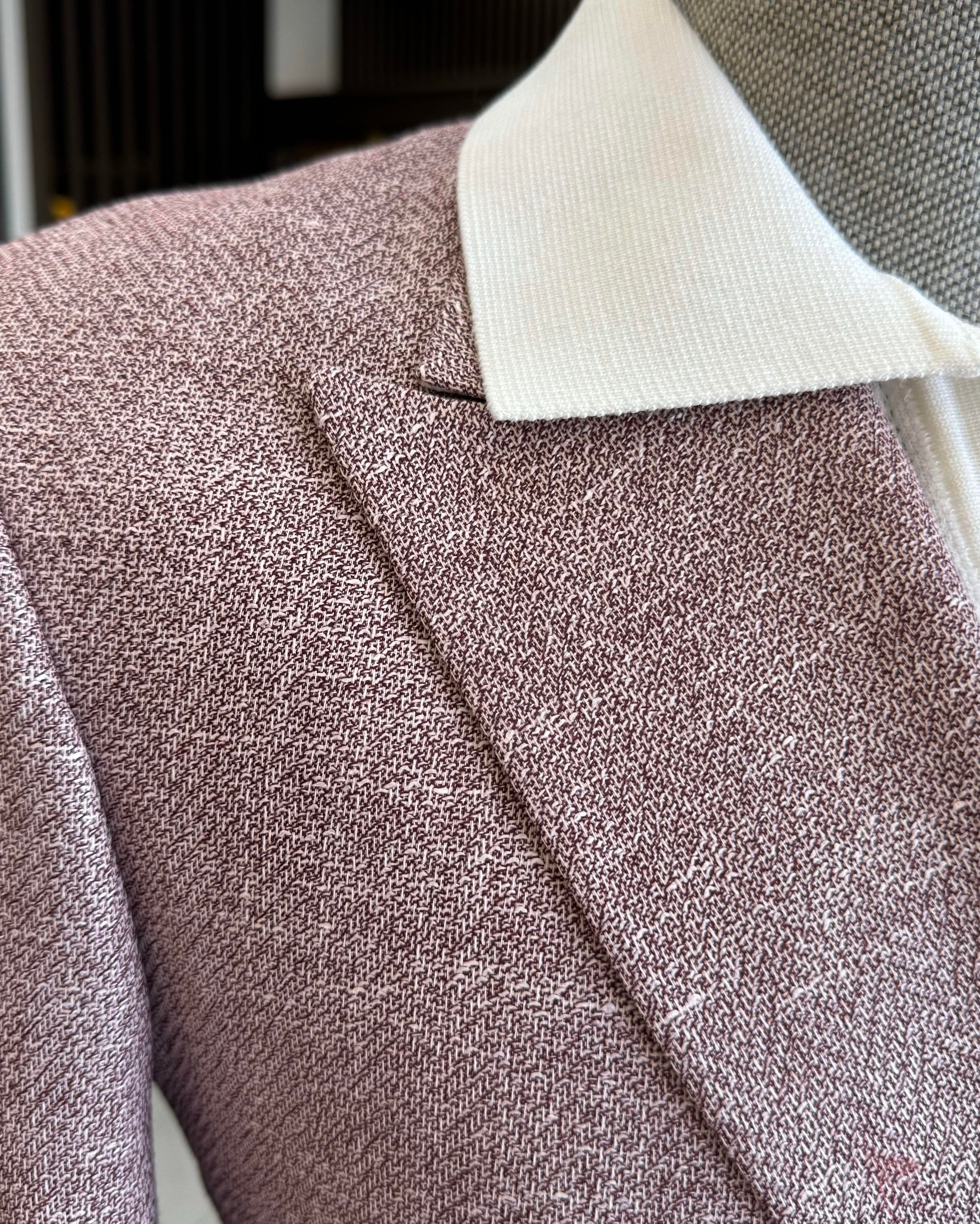 Dusty-Pink Double Breasted Blazer