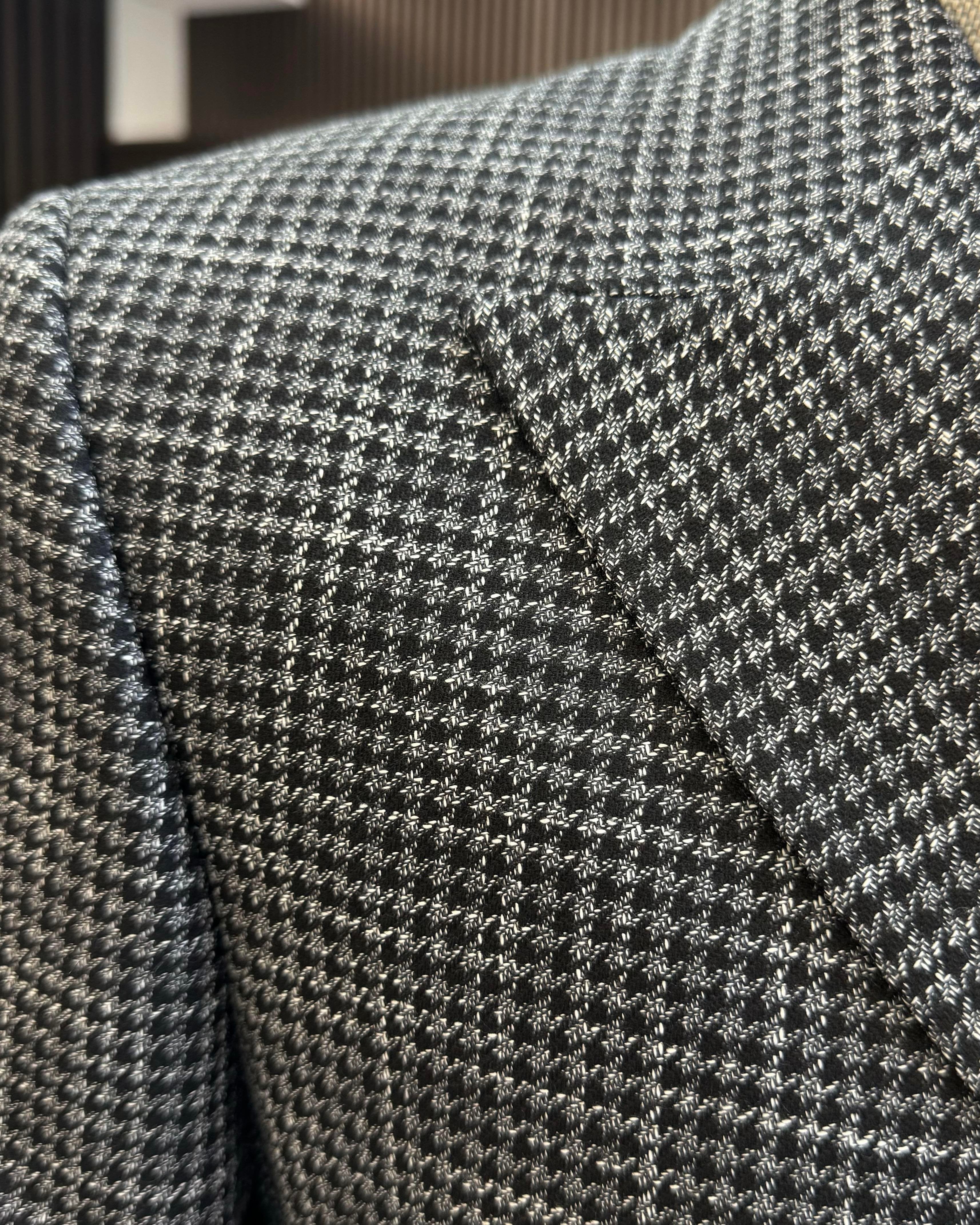 Grey Double Breasted Blazer