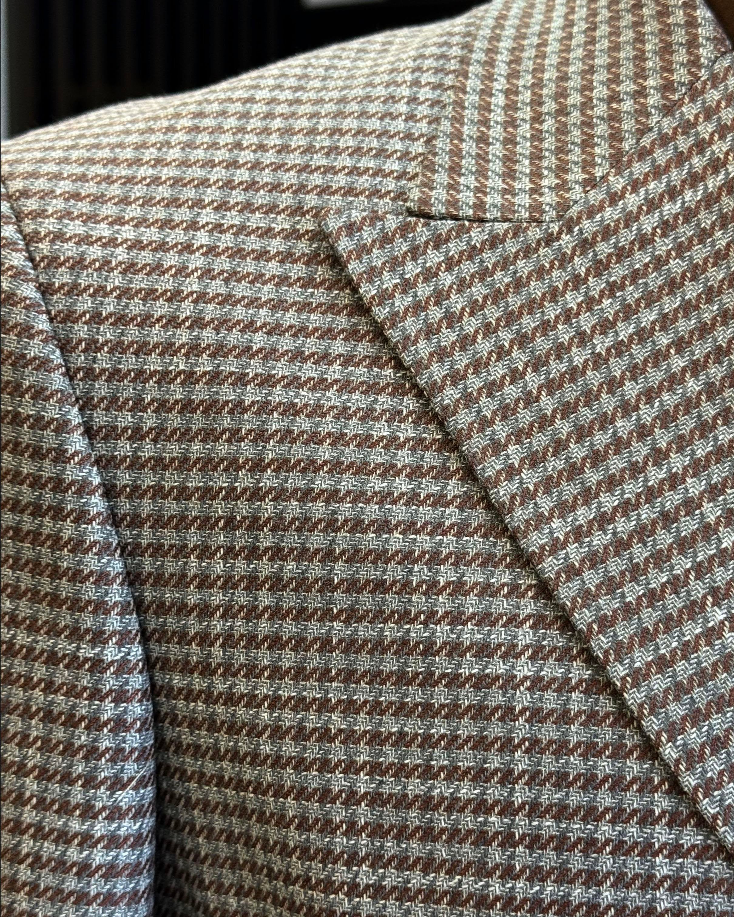 Brown Double Breasted Blazer