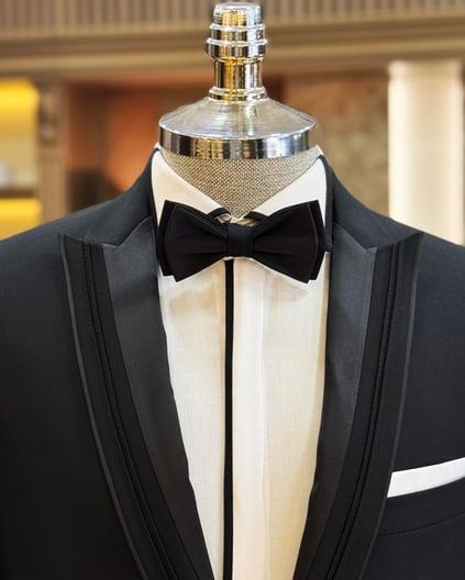 Black Slim-Fit Tuxedo 3-Piece