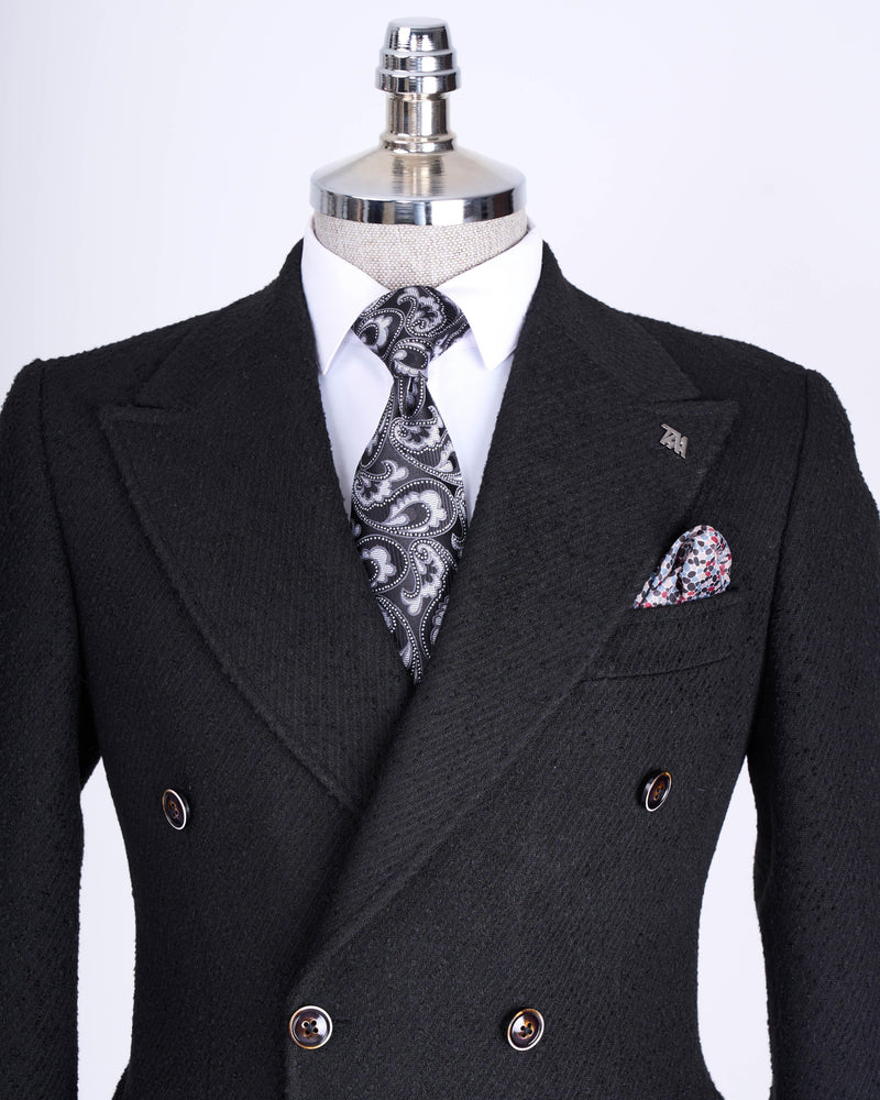 Black Double Breasted Blazer