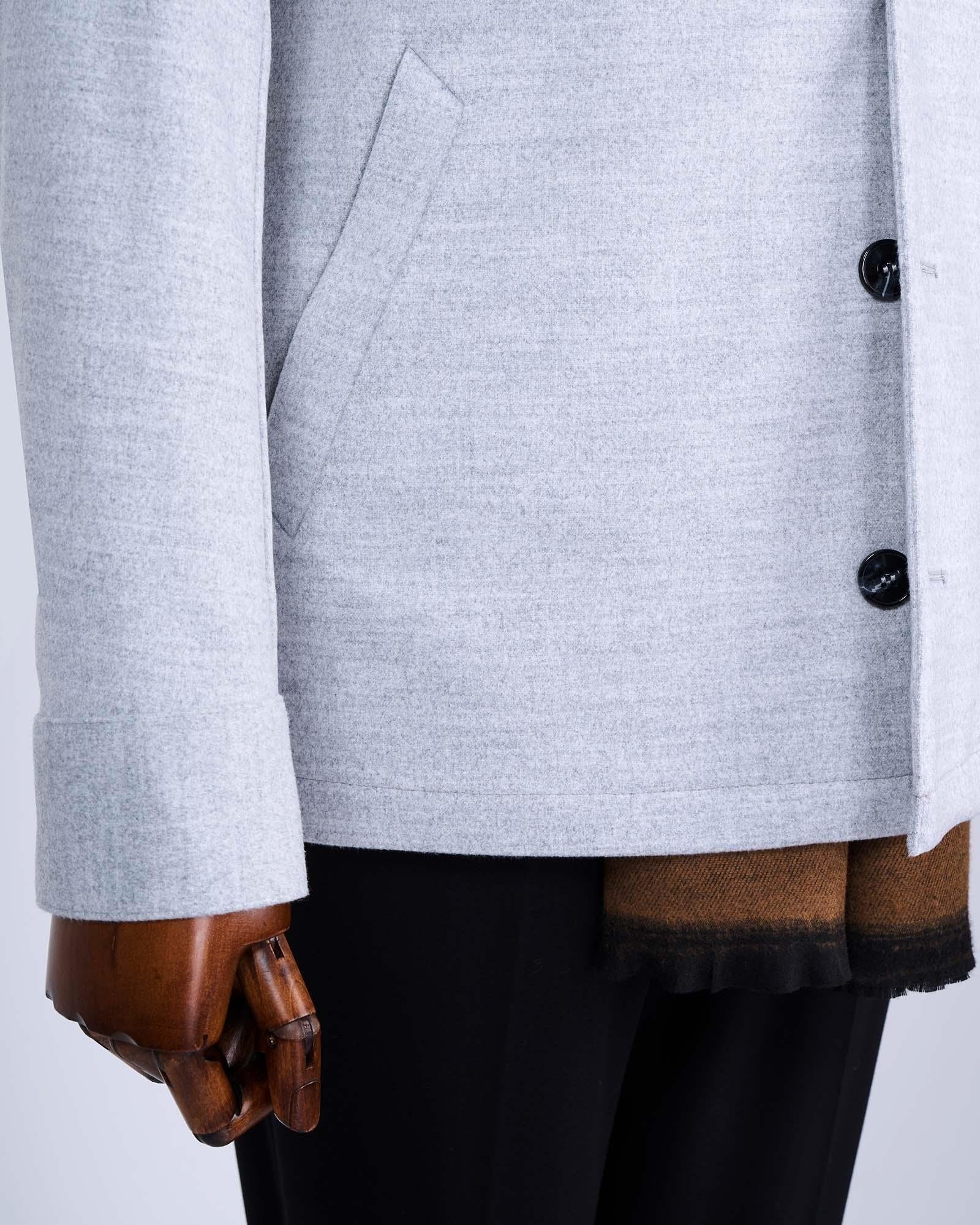 Grey Single Breasted Blazer