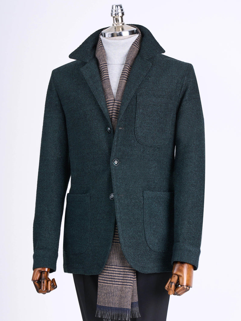 Green Single Breasted Blazer